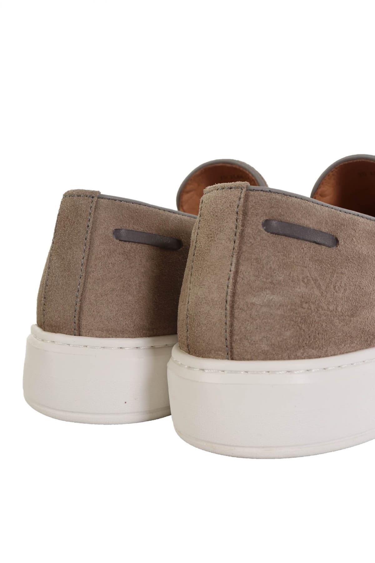 V 19.69 ΠΑΠΟΥΤΣΙ LOAFER SUEDE ΓΚΡΙ-ΜΠΕΖ