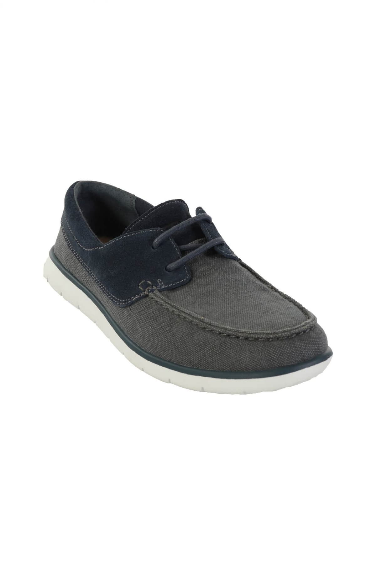 UGG ΠΑΠΟΥΤΣΙΑ BOAT M CATTON ΛΕΥΚΗ ΣΟΛΑ ΜΠΛΕ