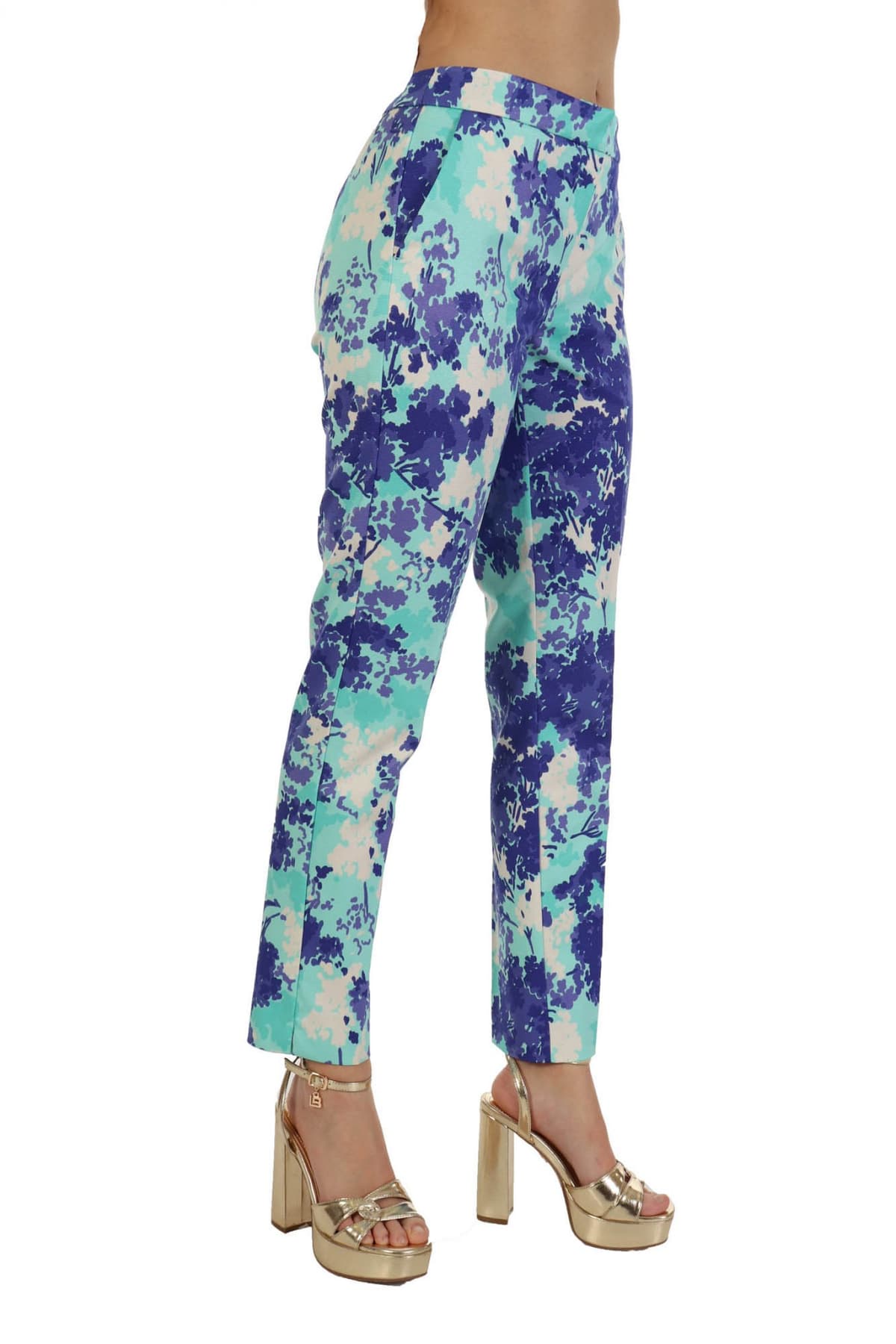 MARELLA EMME ΠΑΝΤΕΛΟΝΙ CHINO ILIADE ΣΧΕΔΙΑ ΠΟΛΥΧΡΩΜΟ ΓΑΛΑΖΙΟ