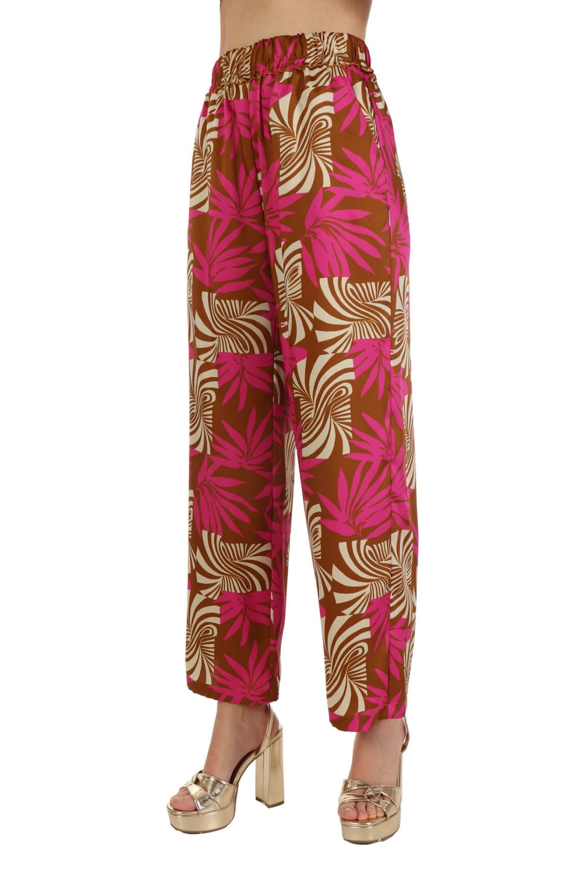 MARELLA EMME ΠΑΝΤΕΛΟΝA ZAC ΣΟΥΡΑ ΜΕΣΗ ΠΟΛΥΧΡΩΜΗ ΦΟΥΞΙΑ