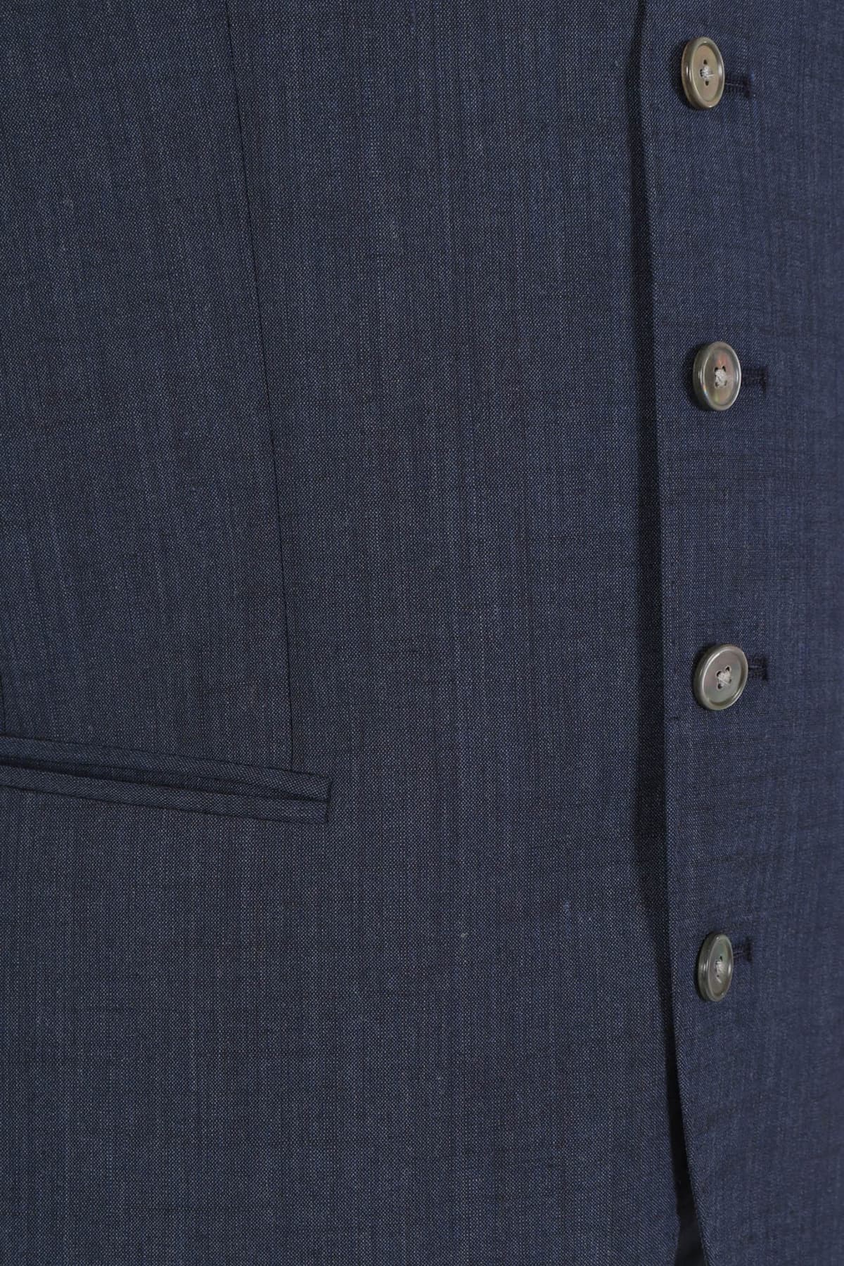 BOSS ΓΙΛΕΚΟ ΚΟΥΣΤΟΥΜΙΟΥ HUGE-VEST-MM-224 ΡΑΦ ΜΠΛΕ