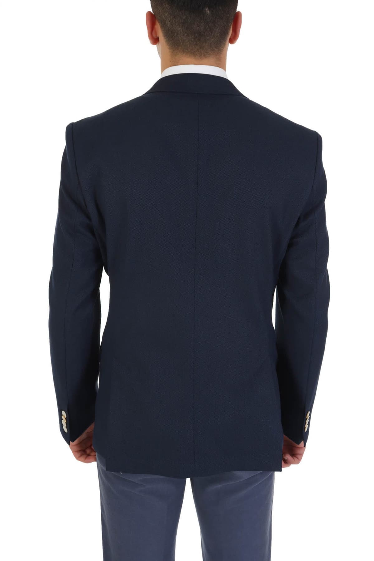 BOSS ΣΑΚΑΚΙ ΗΜΙΦΟΔΡΟ SLIM FIT LANIFICIO TESSE BIELLA H-HUTSON-231 ΜΠΛΕ