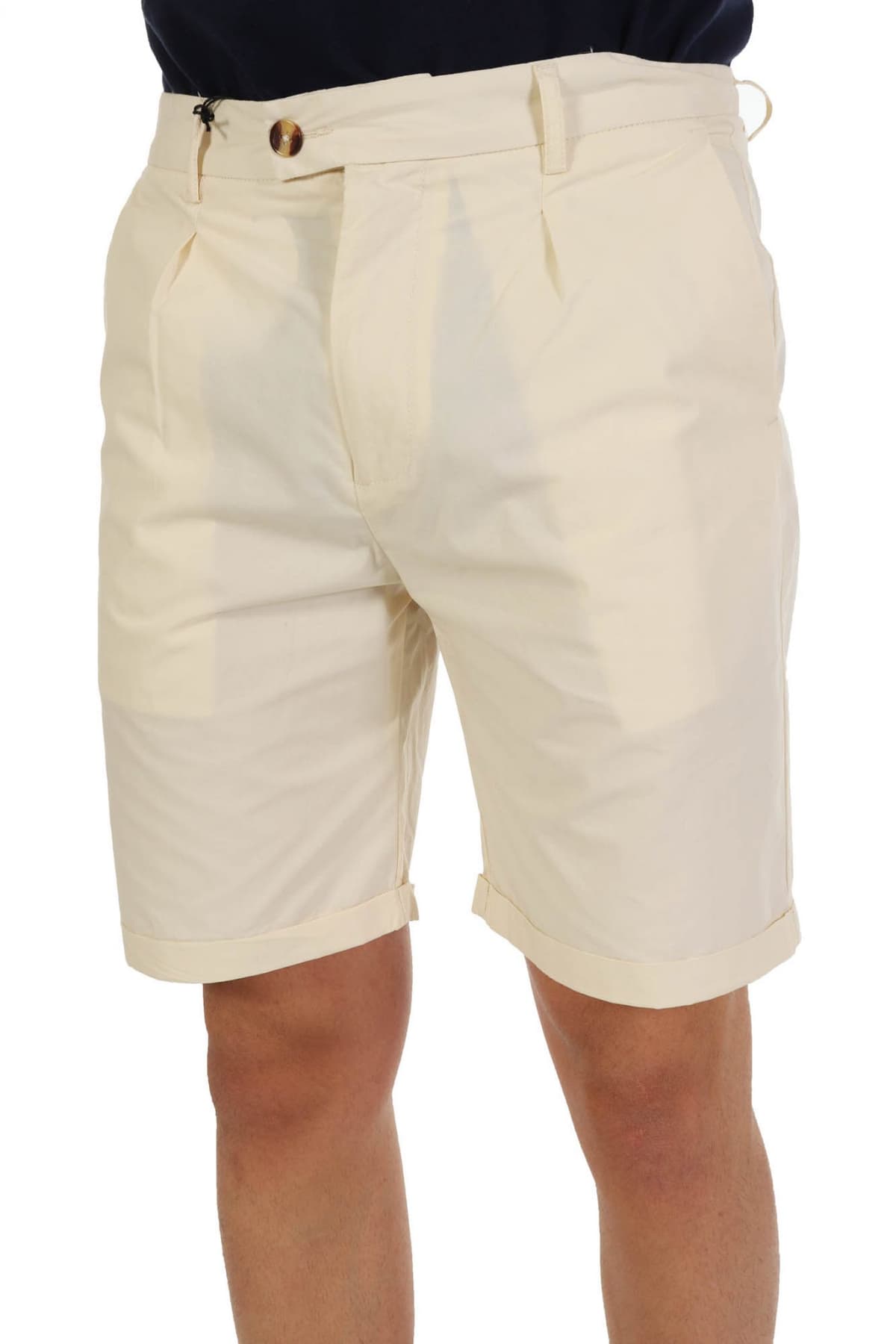 AT.P.CO ΒΕΡΜΟΥΔΑ CHINO ΜΕ ΠΙΕΤΕΣ ΕΚΡΟΥ