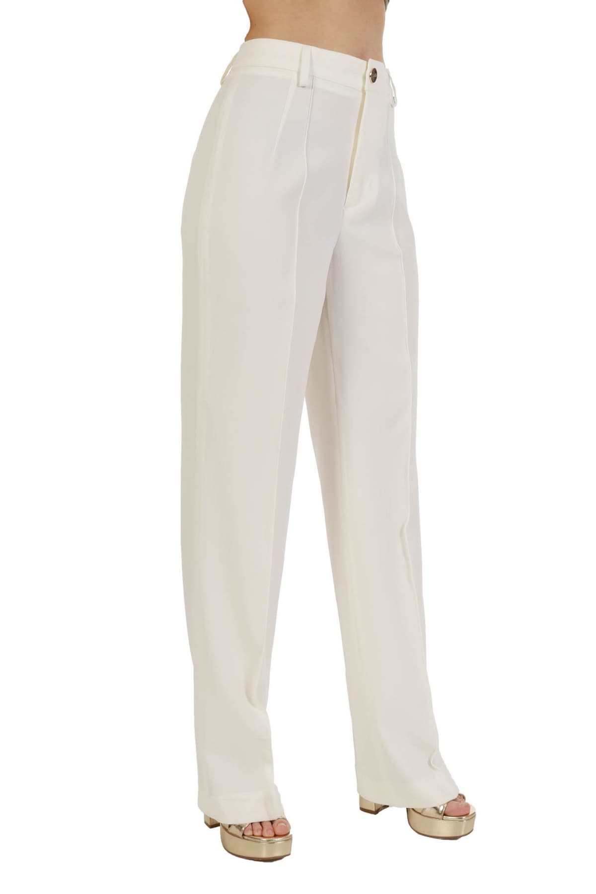 LIU-JO ΠΑΝΤΕΛΟΝA ΛΟΓΟ ΜΕΤΑΛΛΙΚΟ ΙΒΟΥΑΡ