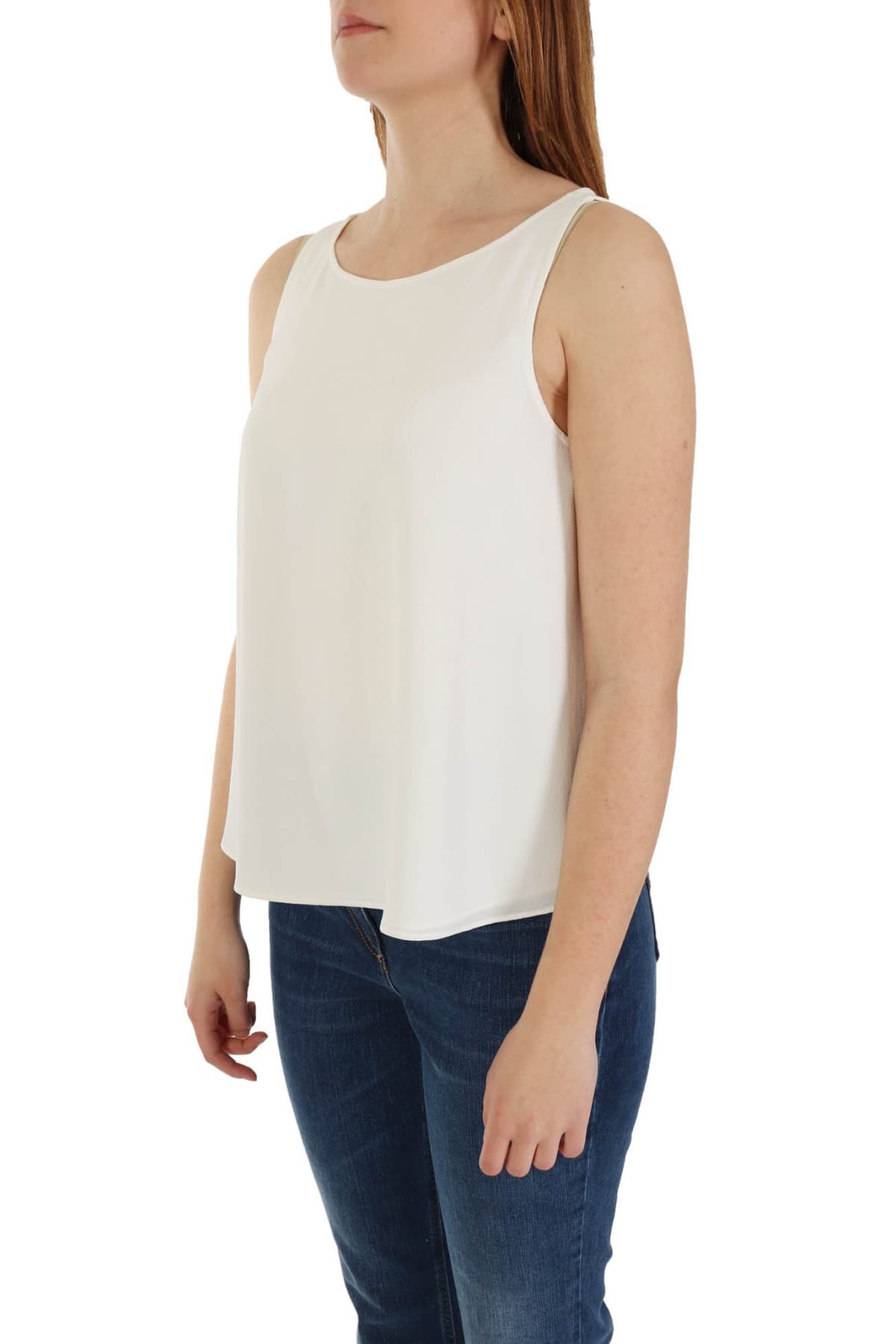 EMPORIO ARMANI TOP WOMAN ΛΕΥΚΟ