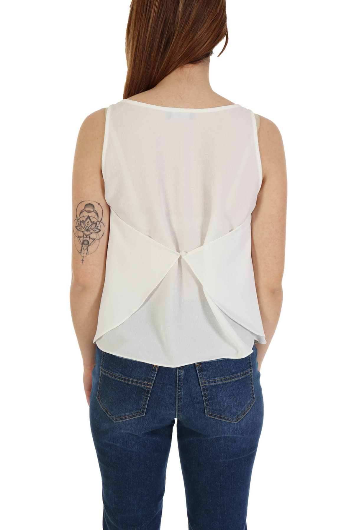 EMPORIO ARMANI TOP WOMAN ΛΕΥΚΟ