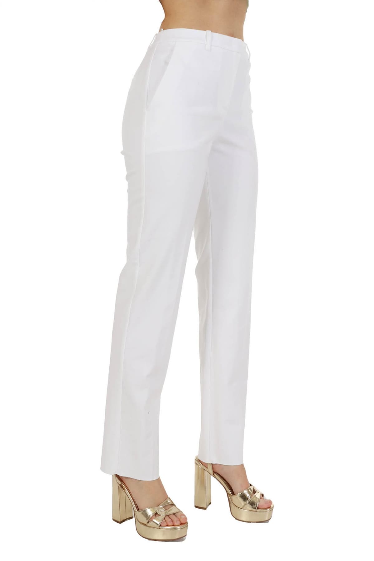 EMPORIO ARMANI ΠΑΝΤΕΛΟΝΙ CHINO WOMAN ΛΕΥΚΟ