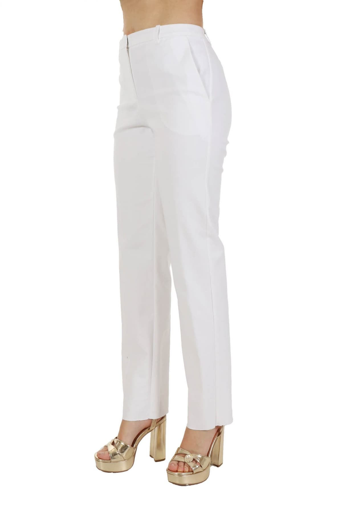 EMPORIO ARMANI ΠΑΝΤΕΛΟΝΙ CHINO WOMAN ΛΕΥΚΟ