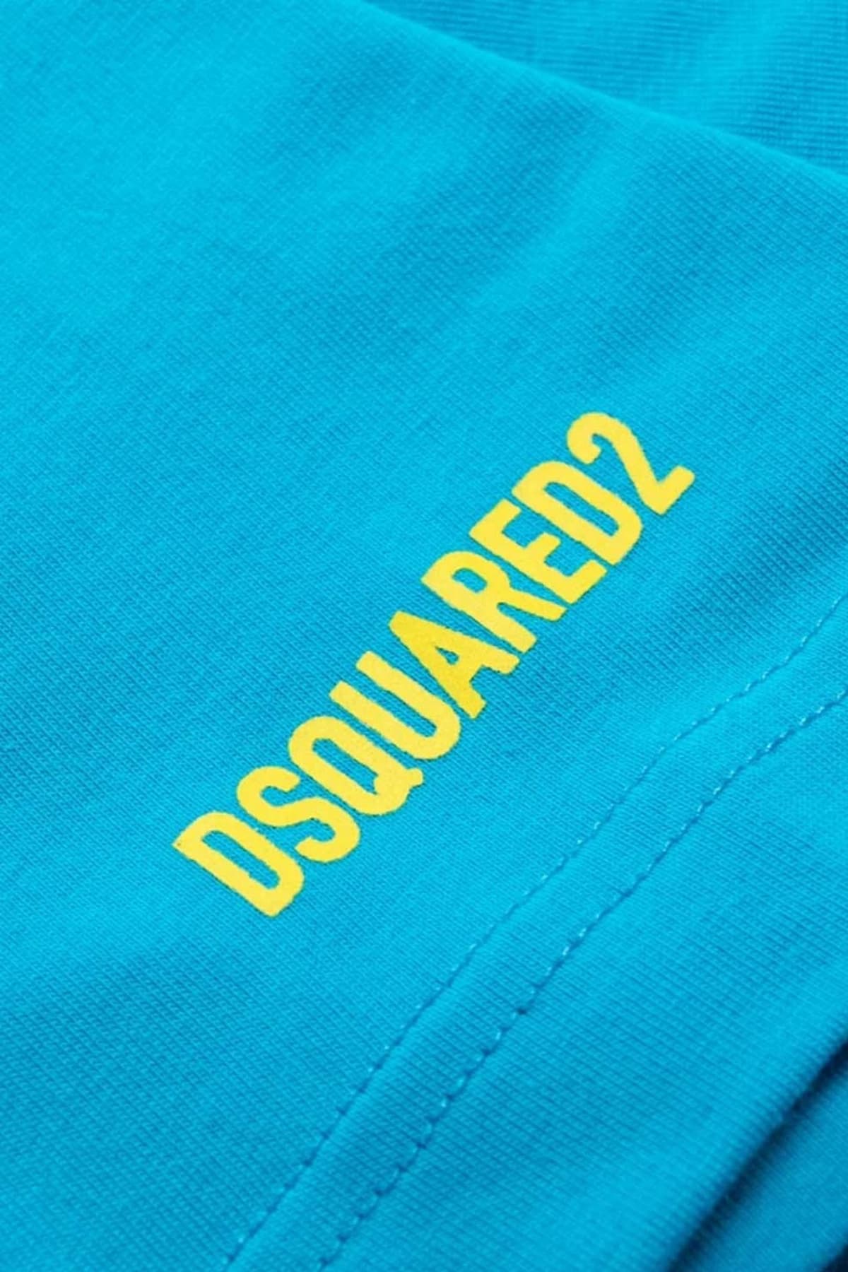 DSQUARED2 UNDERWEAR ΕΣΩΡΟΥΧΟ T-SHIRT ROUND NECK ΓΑΛΑΖΙΟ