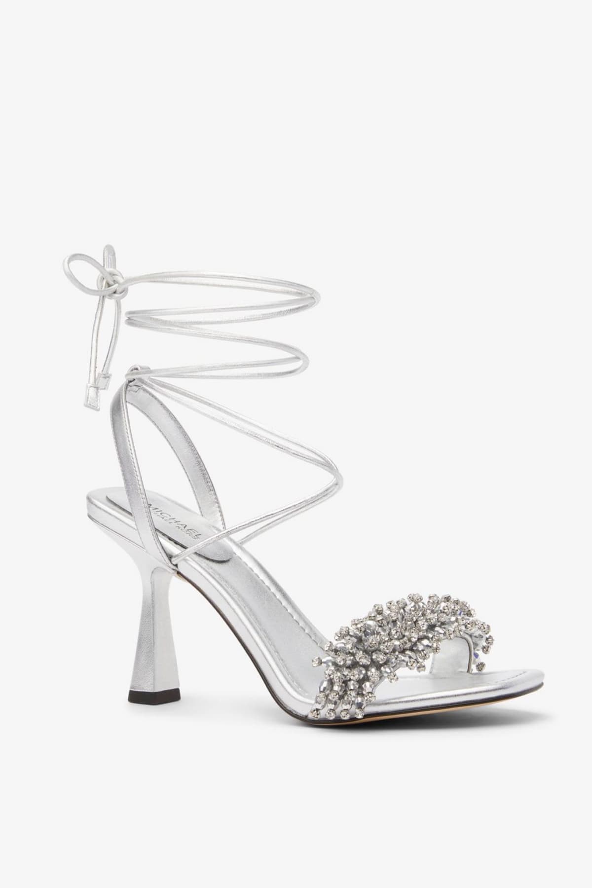 MICHAEL KORS ΠΑΠΟΥΤΣΙΑ ΠΕΔΙΛΑ LUCIA ΣΤΡΑΣ ΔΕΣΙΜΟ ΚΟΡΔΟΝΙ ΑΣΗΜΙ