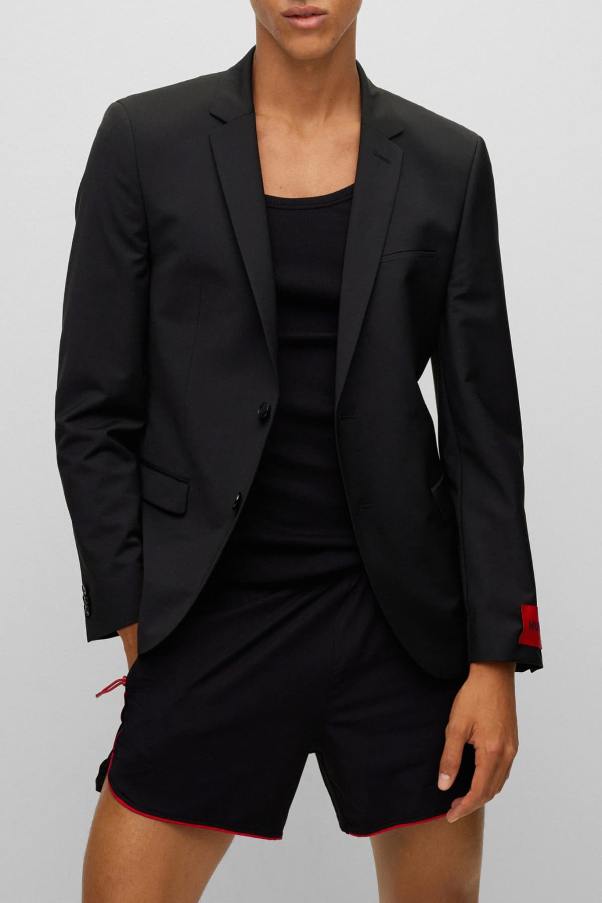 Men's Blazers Hugo Black