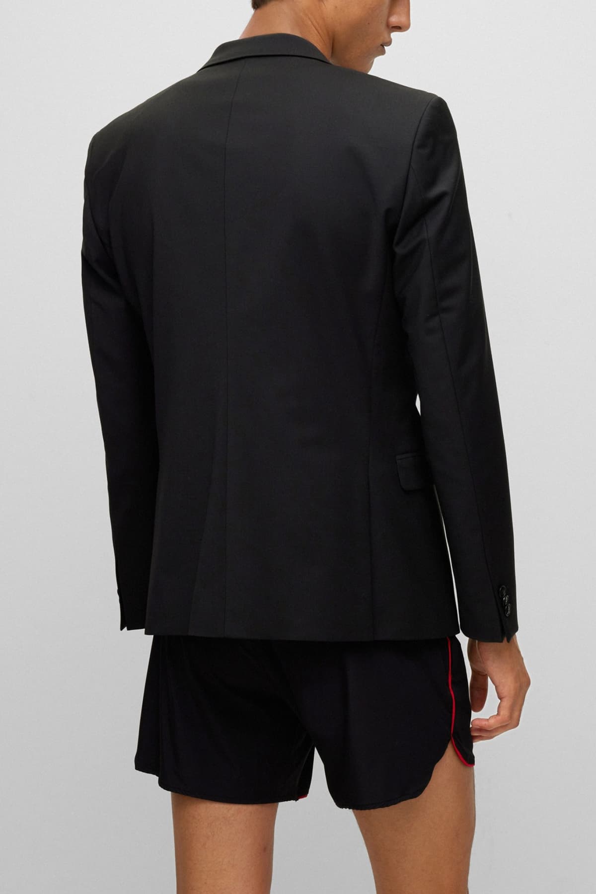 Men's Blazers Hugo Black