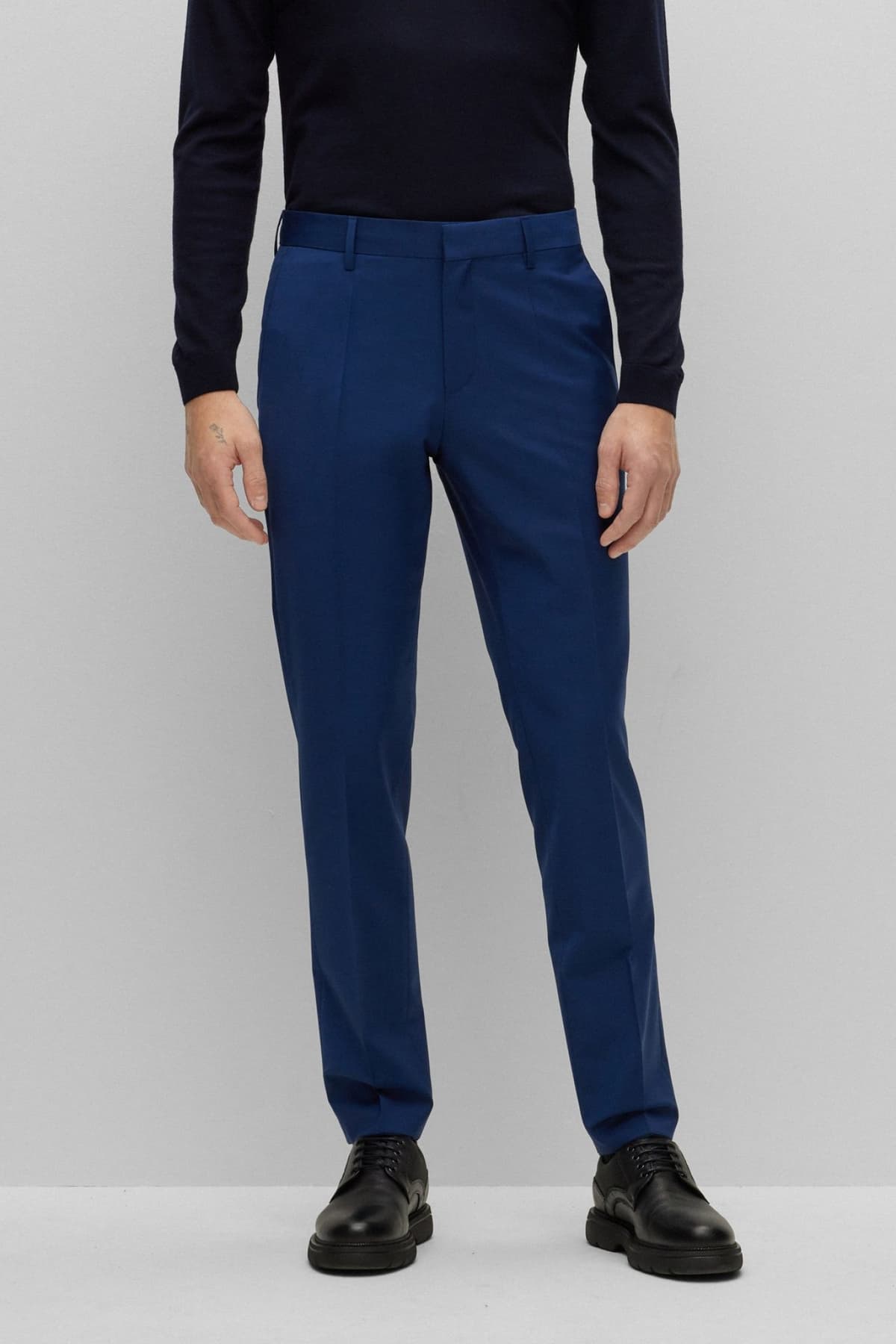 BOSS ΠΑΝΤΕΛΟΝΙ ΚΟΣΤΟΥΜΙΟΥ SLIM FIT H-GENIUS-MM-C-224 ΡΑΦ ΜΠΛΕ