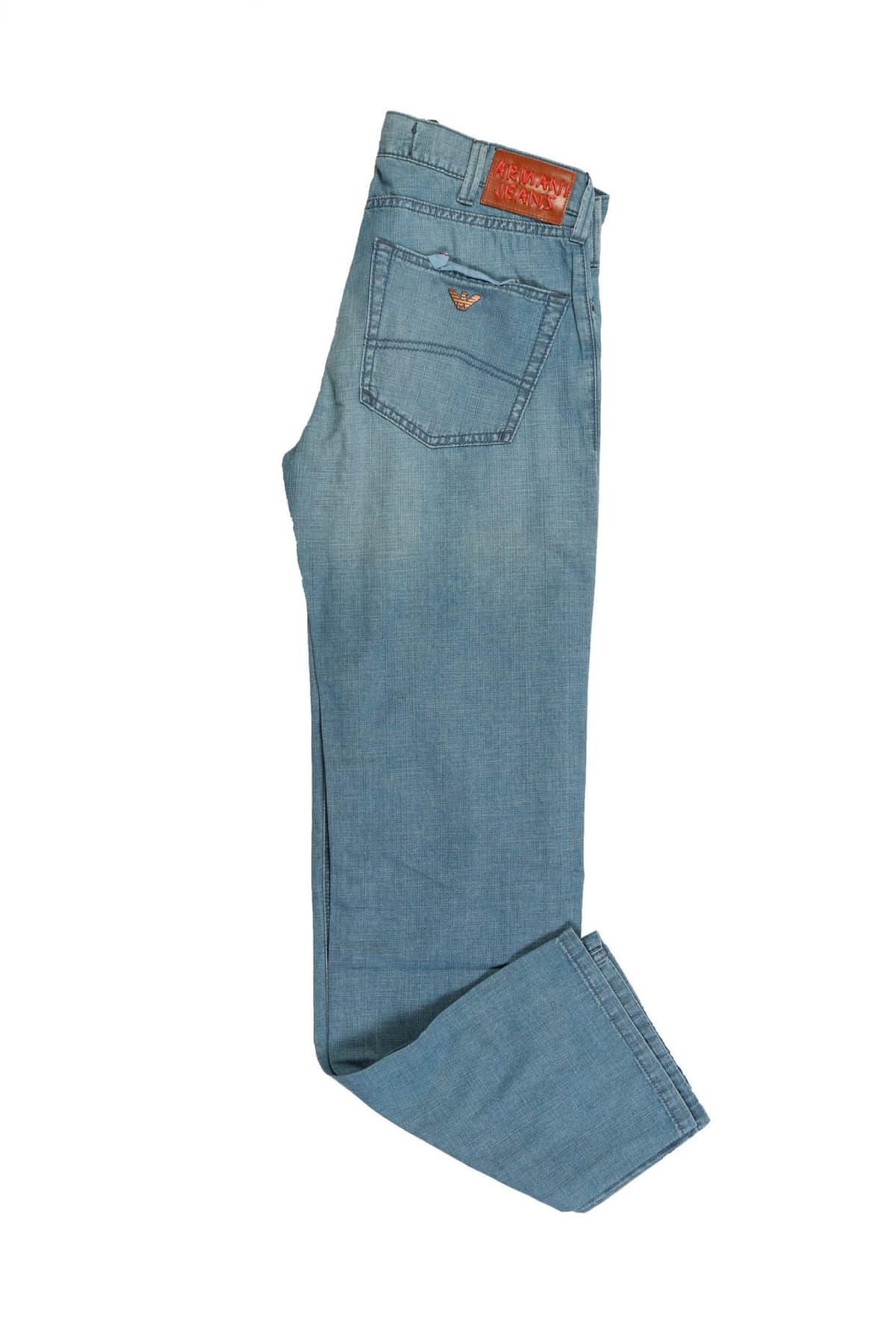 ARMANI JEANS ΠΑΝΤΕΛΟΝΙ JEANS CLASSIC WAIST REGULAR STRAIGHT LEG ΑΝΟΙΧΤΟ ΜΠΛΕ