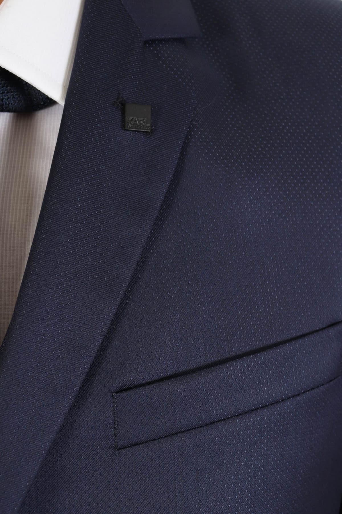 Men's Suits Karl Lagerfeld Blue