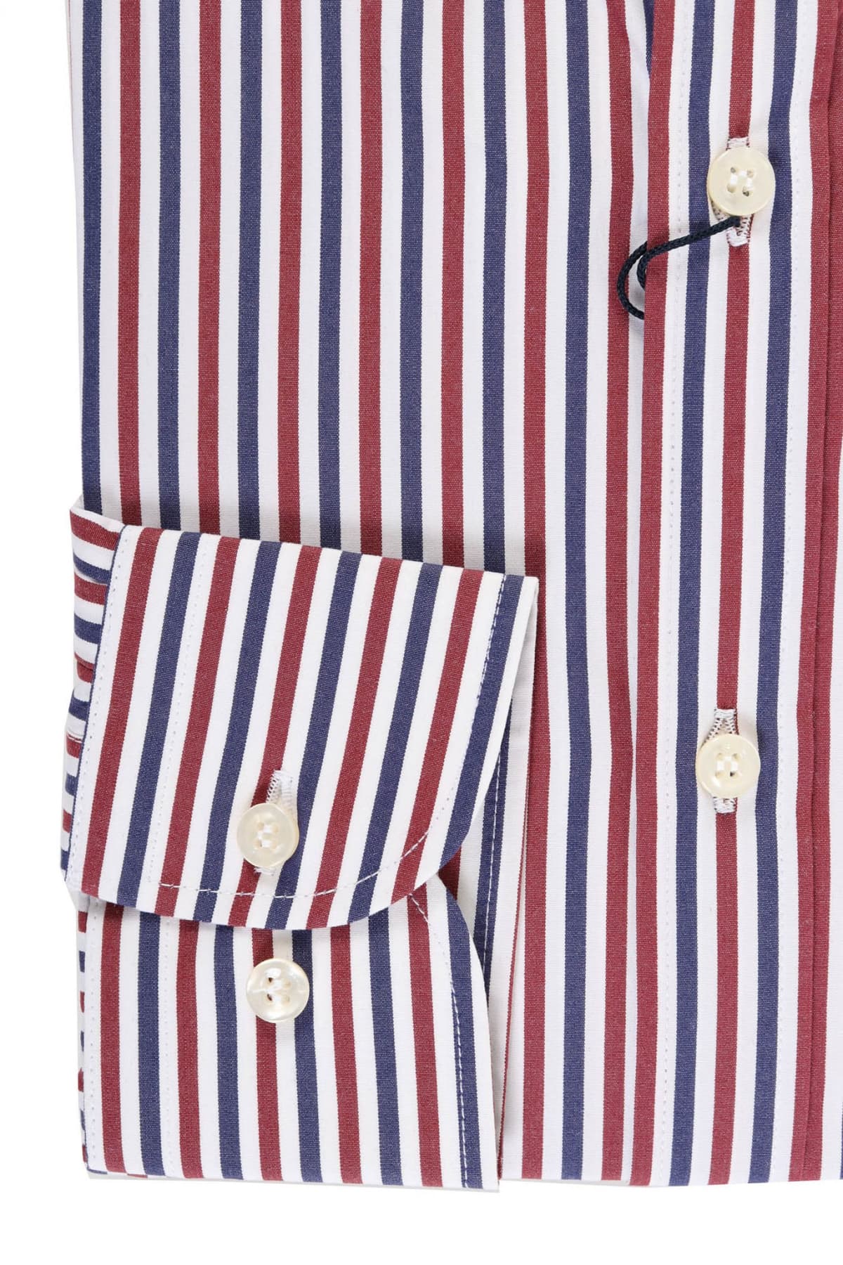 PAUL&SΗARK ΠΟΥΚΑΜΙΣΟ ΡΙΓΕ BUTTON DOWN J FIT ΛΕΥΚΟ-ΜΠΛΕ-ΚΟΚΚΙΝΟ