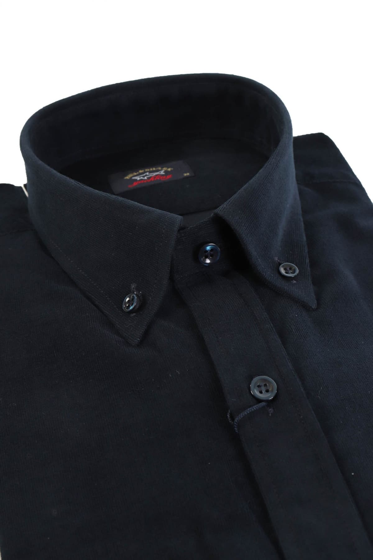 PAUL&SHARK ΠΟΥΚΑΜΙΣΟ ΚΟΤΛΕ BUTTON DOWN J FIT VELVET ΜΠΛΕ