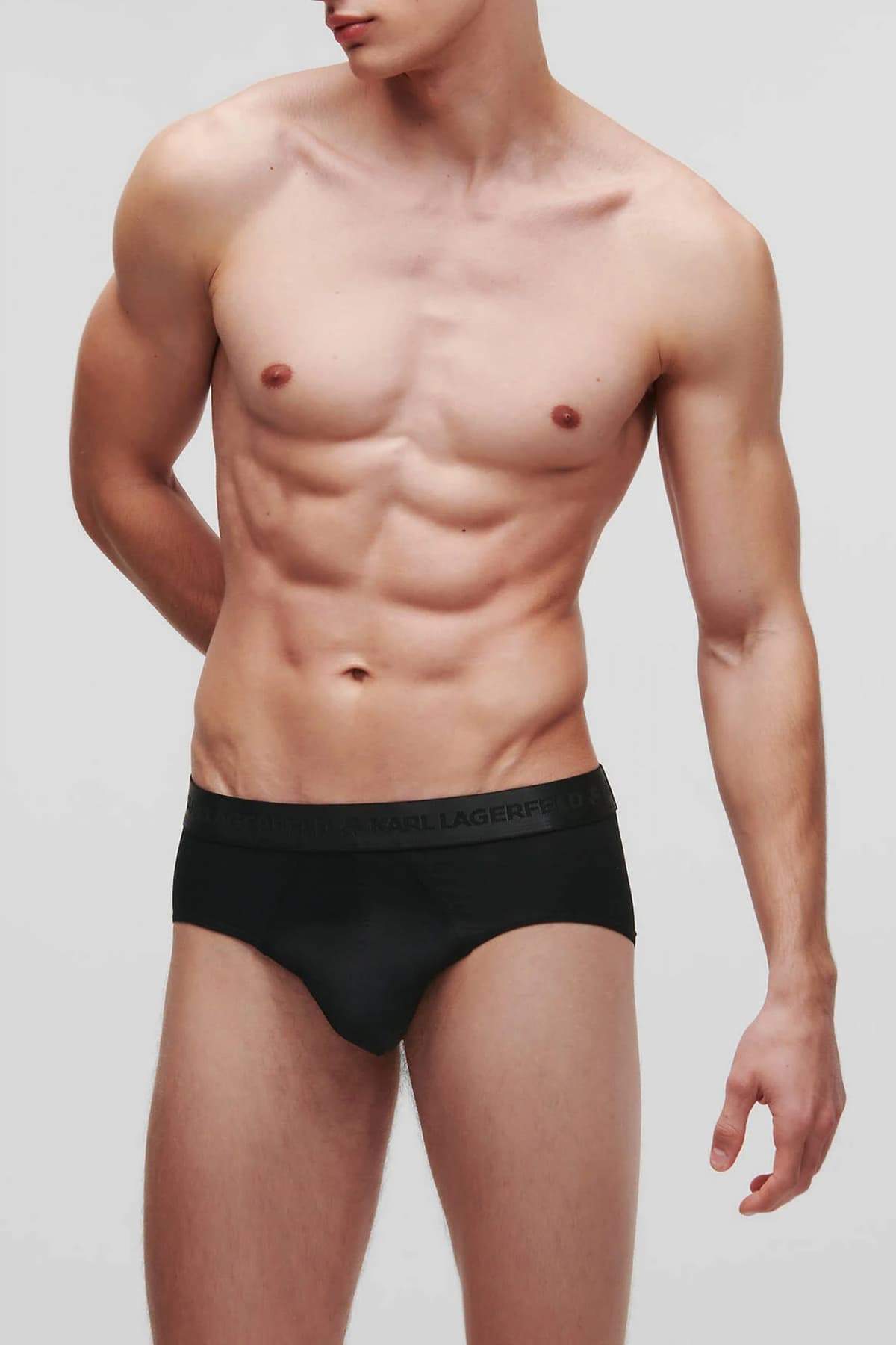 KARL LAGERFELD ΕΣΩΡΟΥΧΑ 3PACK BRIEF SET ΜΑΥΡΟ