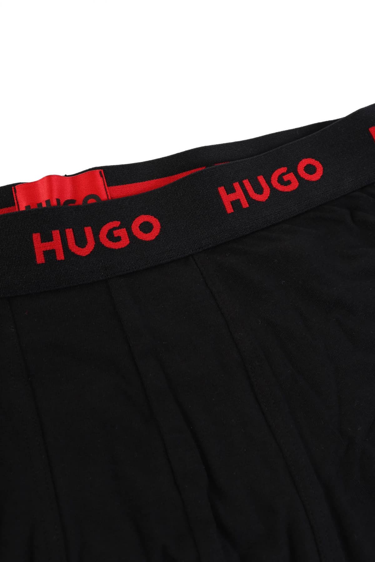 HUGO ΕΣΩΡΟΥΧΟ TRIPLET PACK TRUNKS COTTON STRETCH ΜΑΥΡΟ-ΚΟΚΚΙΝΟ-ΛΕΥΚΟ