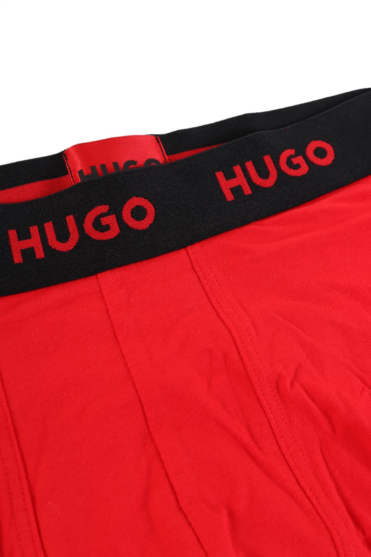 HUGO ΕΣΩΡΟΥΧΟ TRIPLET PACK TRUNKS COTTON STRETCH ΜΑΥΡΟ-ΚΟΚΚΙΝΟ-ΛΕΥΚΟ