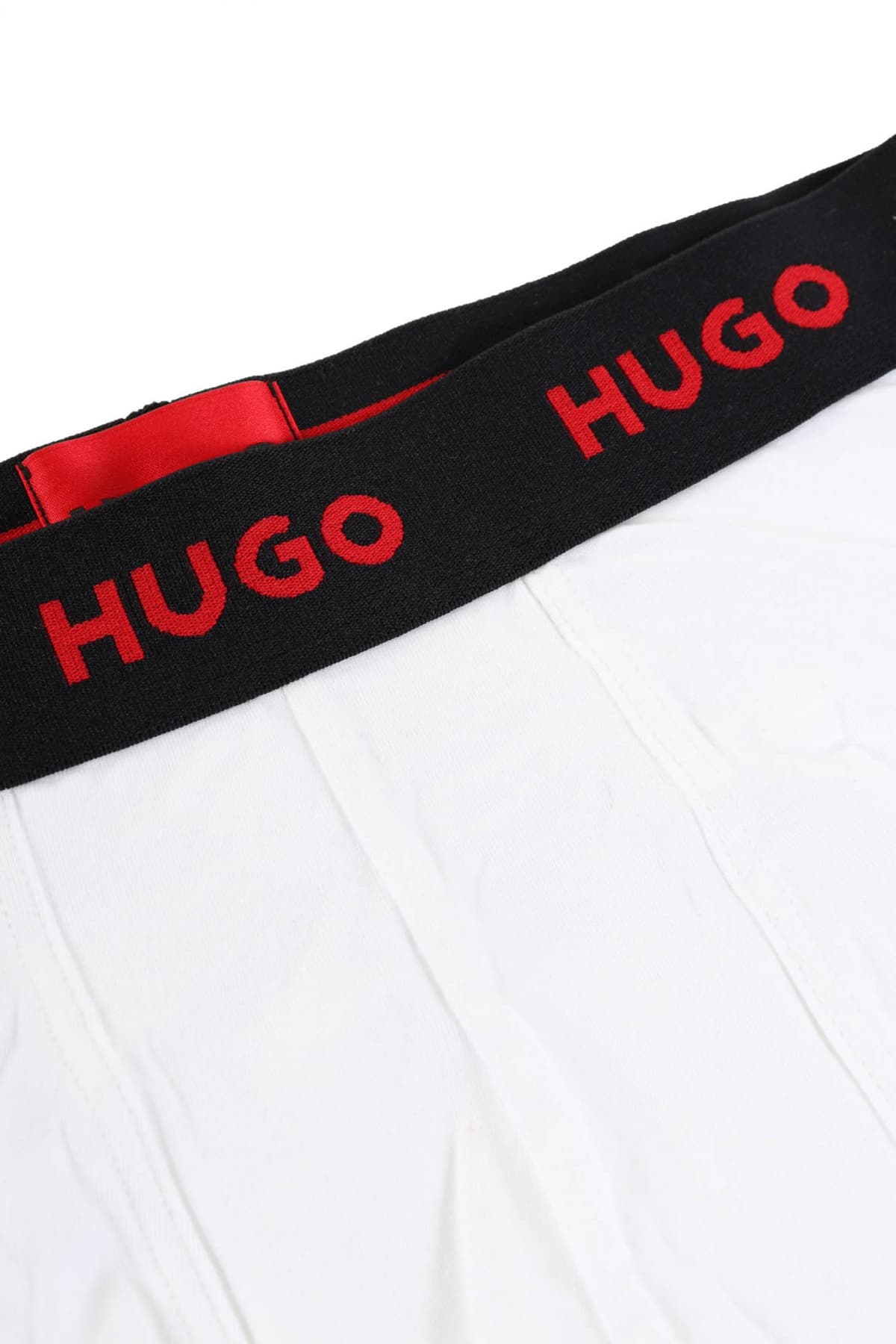 HUGO ΕΣΩΡΟΥΧΟ TRIPLET PACK TRUNKS COTTON STRETCH ΜΑΥΡΟ-ΚΟΚΚΙΝΟ-ΛΕΥΚΟ