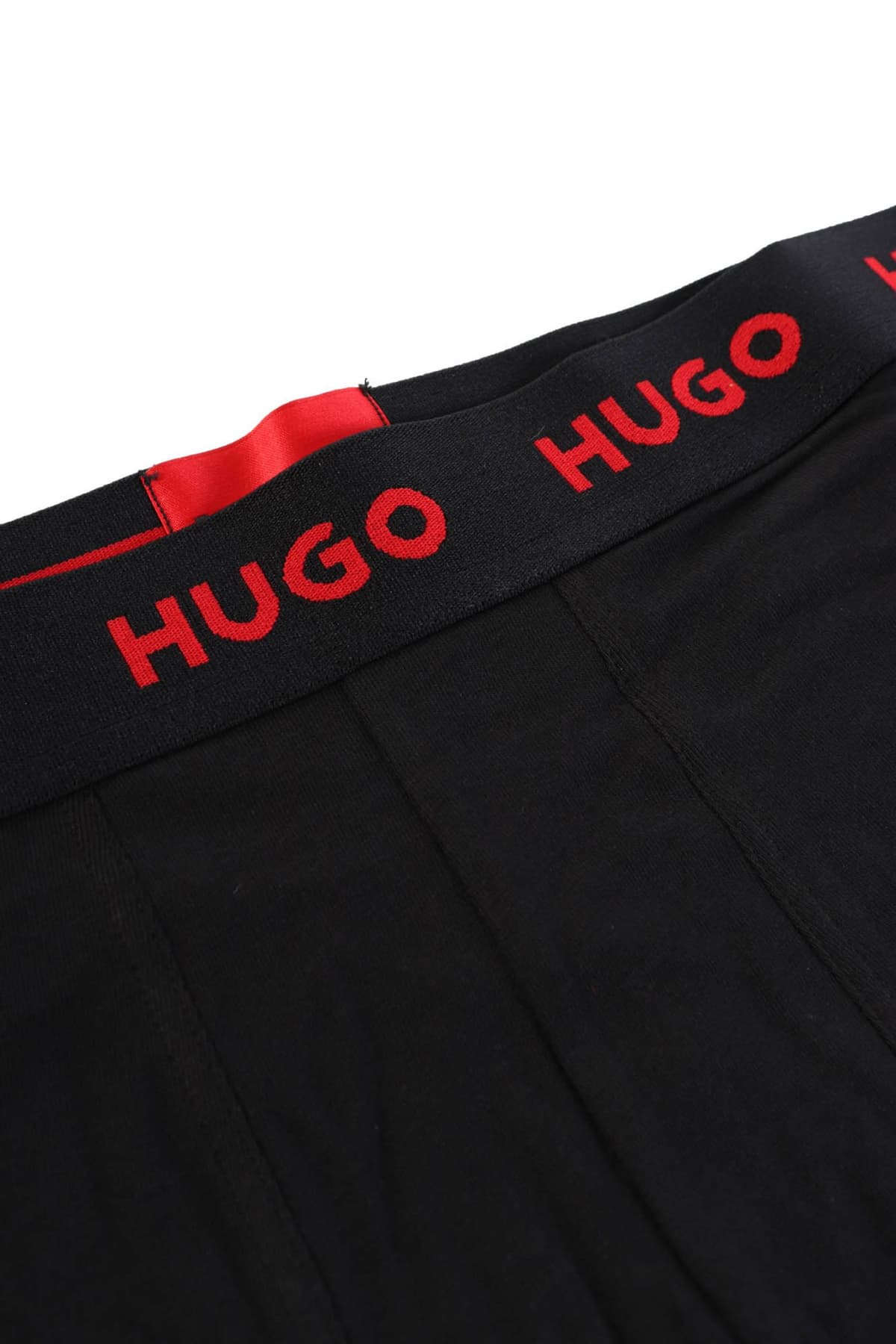 HUGO ΕΣΩΡΟΥΧΟ TRIPLET PACK TRUNKS COTTON STRETCH ΜΑΥΡΟ