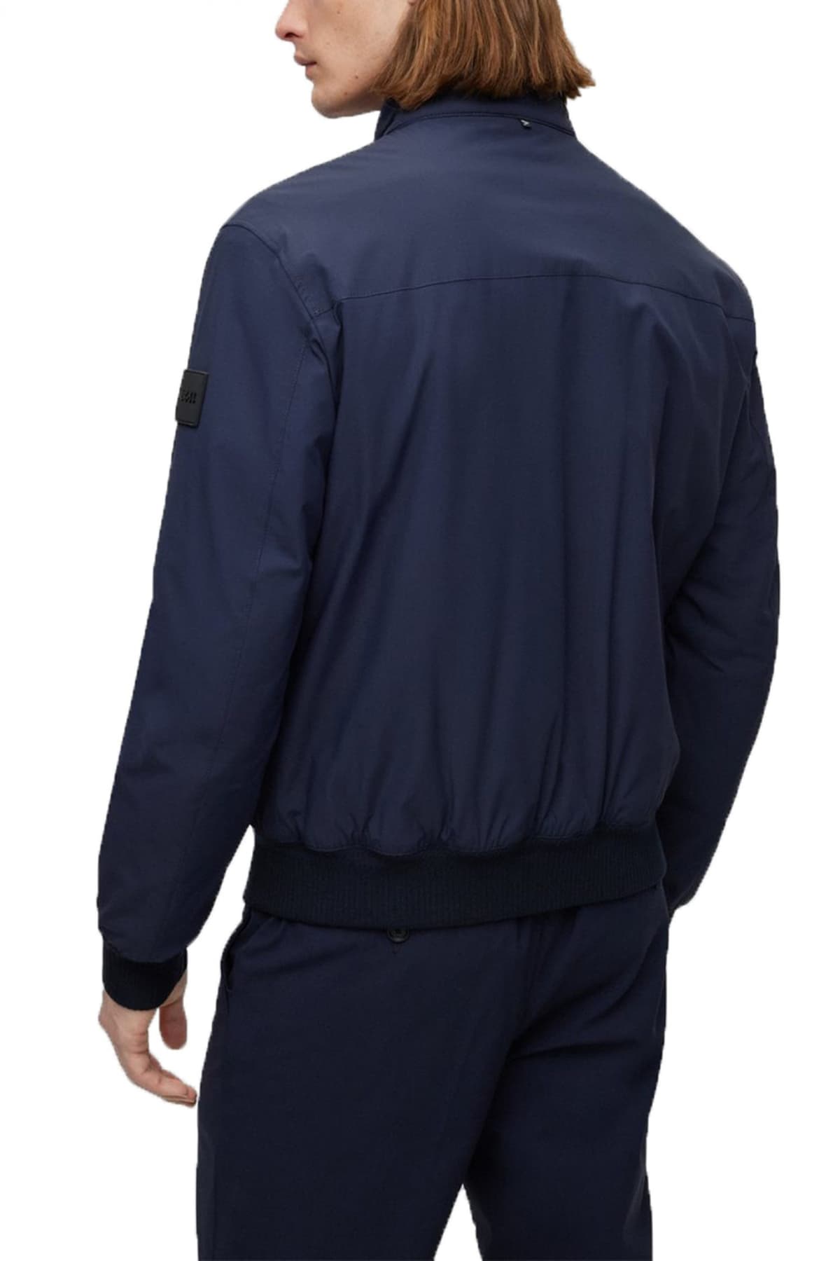 BOSS ΜΠΟΥΦΑΝ BOMBER P-CORDOVAN ΜΠΛΕ