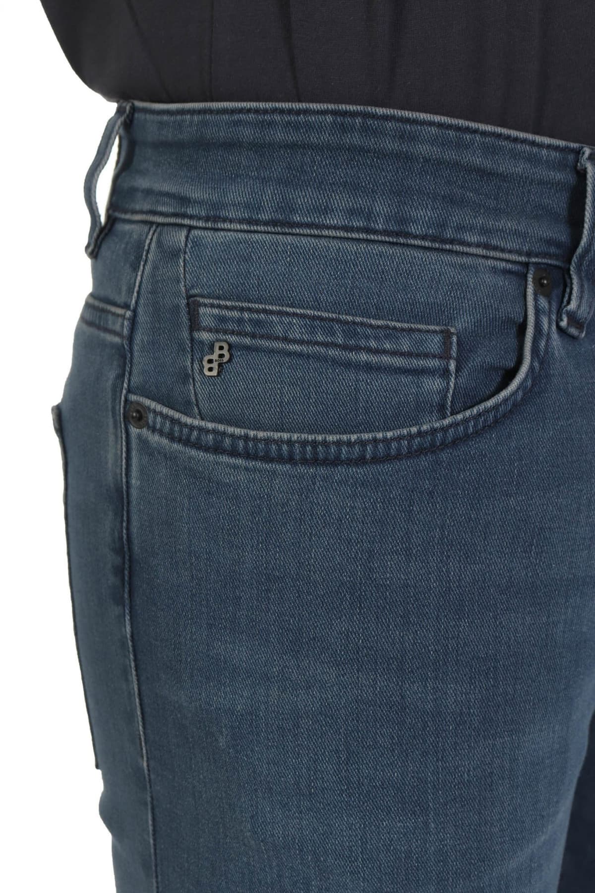 BOSS ΠΑΝΤΕΛΟΝΙ JEANS DELAWARE 3-1 SLIM FIT ΜΠΛΕ