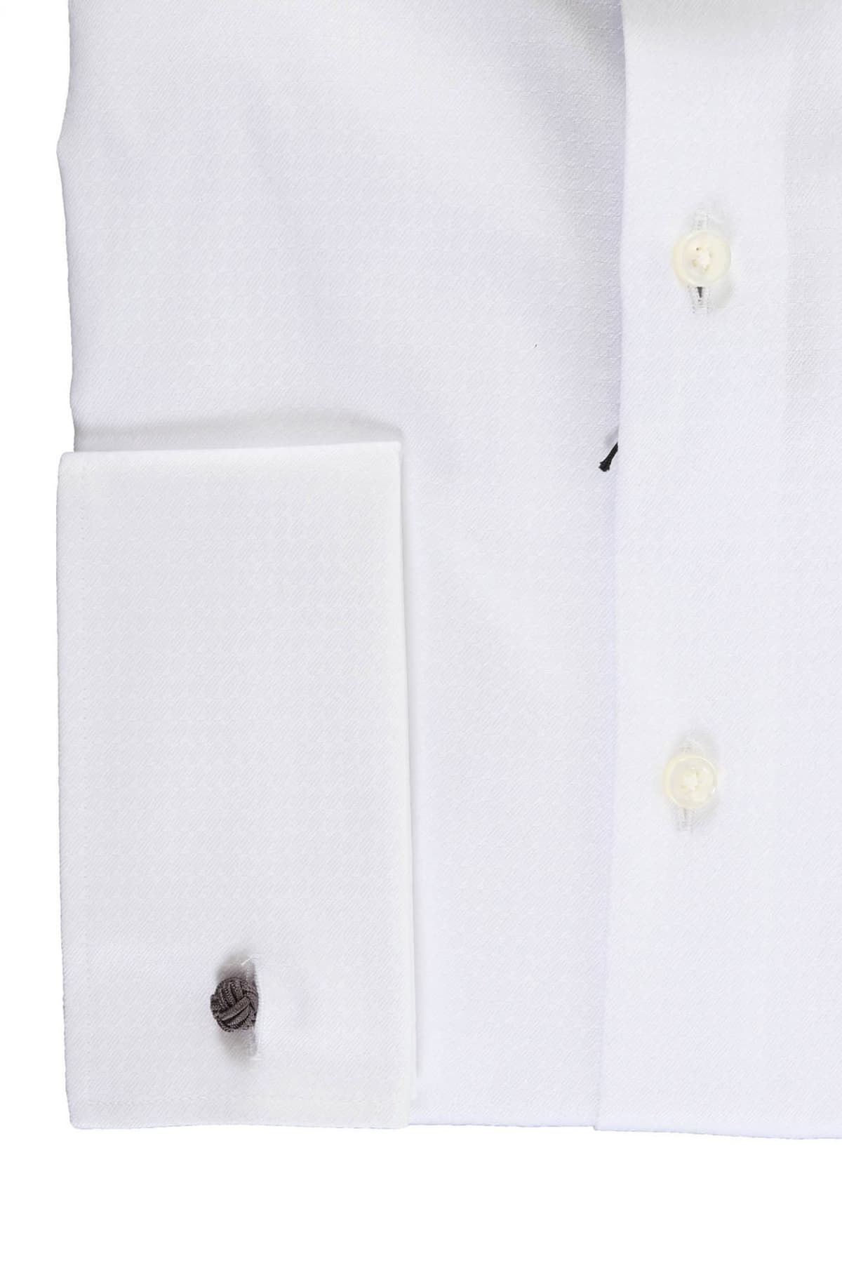 BOSS ΠΟΥΚΑΜΙΣΟ ΜΑΝΙΚΕΤΟΚΟΥΜΠΟ ΜΙΚΡΟΣΧΕΔΙΟ SLIF FIT H-HANK-SPREAD-DC-214 ΛΕΥΚΟ