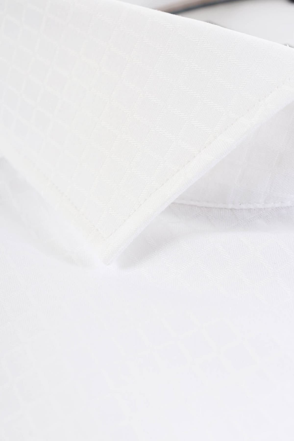 BOSS ΠΟΥΚΑΜΙΣΟ ΚΑΡΩ REGULAR FIT H-JOE-SPREAD -C1-222 ΛΕΥΚΟ