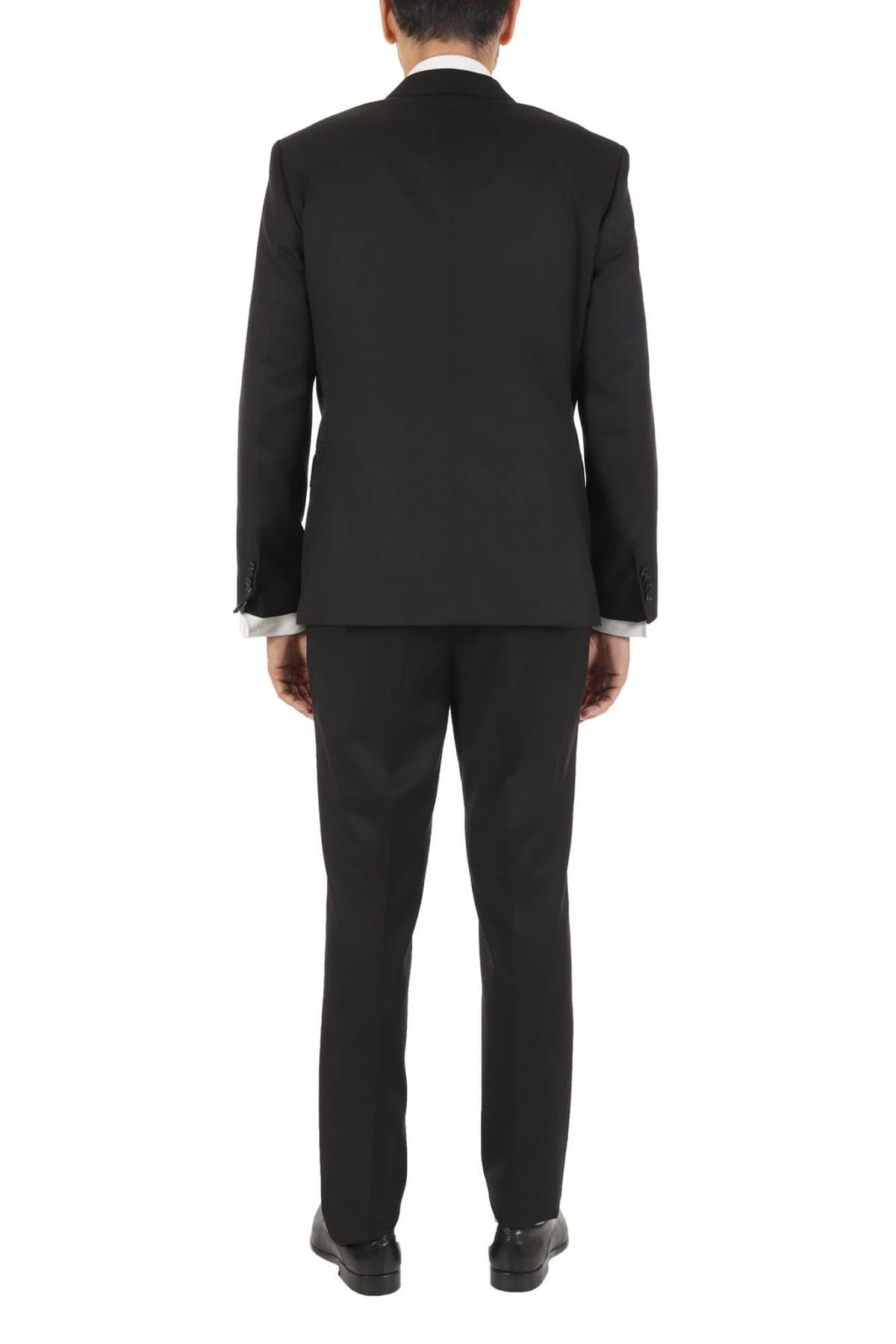 BOSS ΚΟΣΤΟΥΜΙ SLIM FIT ALL OVER LOGO Η-ΗUGΕ 2PCS-224 ΜΑΥΡΟ