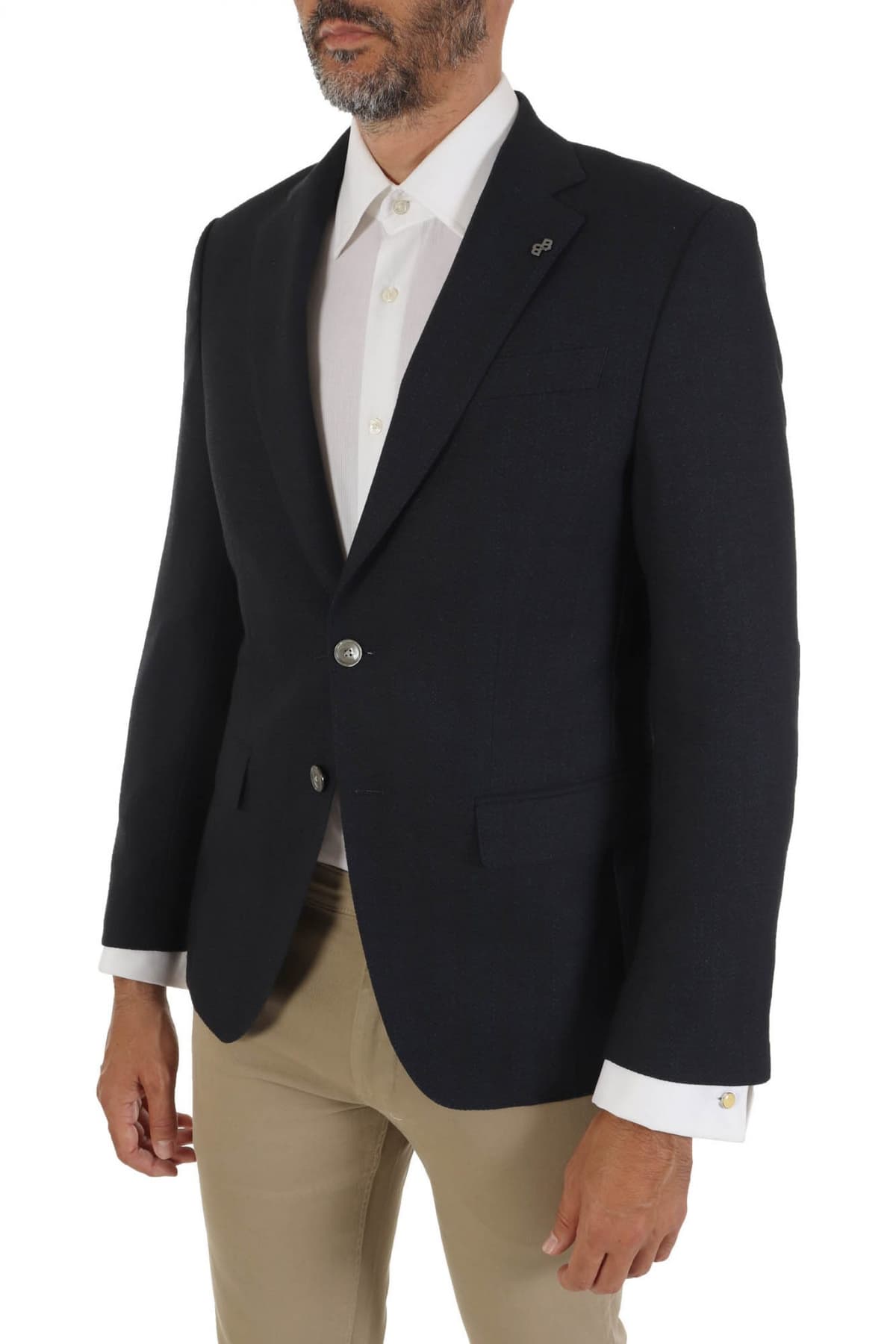 BOSS ΣΑΚΑΚΙ ΨΑΡΟΚΟΚΚΑΛΟ ΗΜΙΦΟΔΡΟ SLIM FIT H-HUTSON-ELBOW-233 ΜΠΛΕ