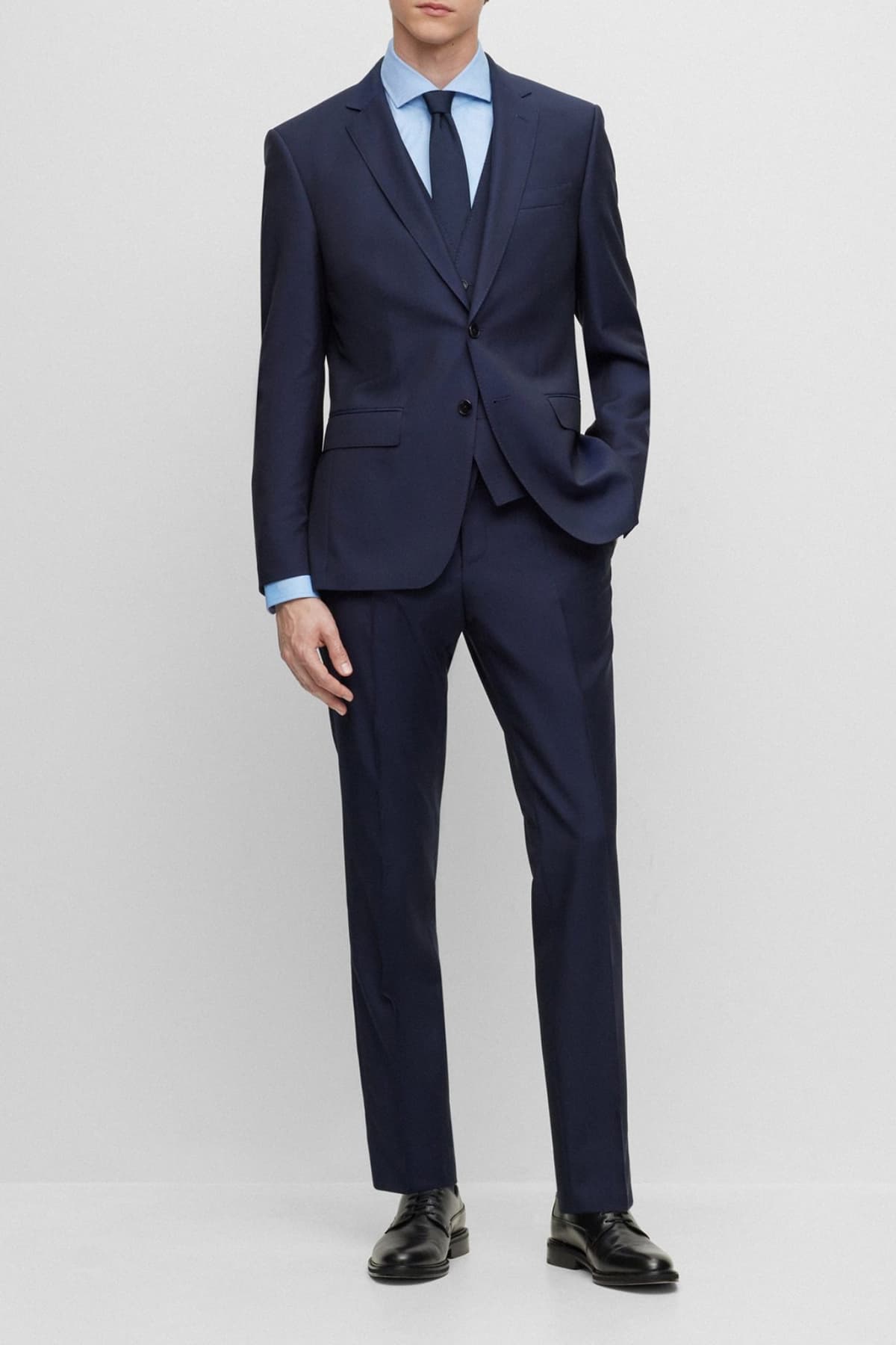 BOSS ΚΟΣΤΟΥΜΙ ΜΕ ΓΙΛΕΚΟ H-HUGE-3PCS232 ΜΠΛΕ