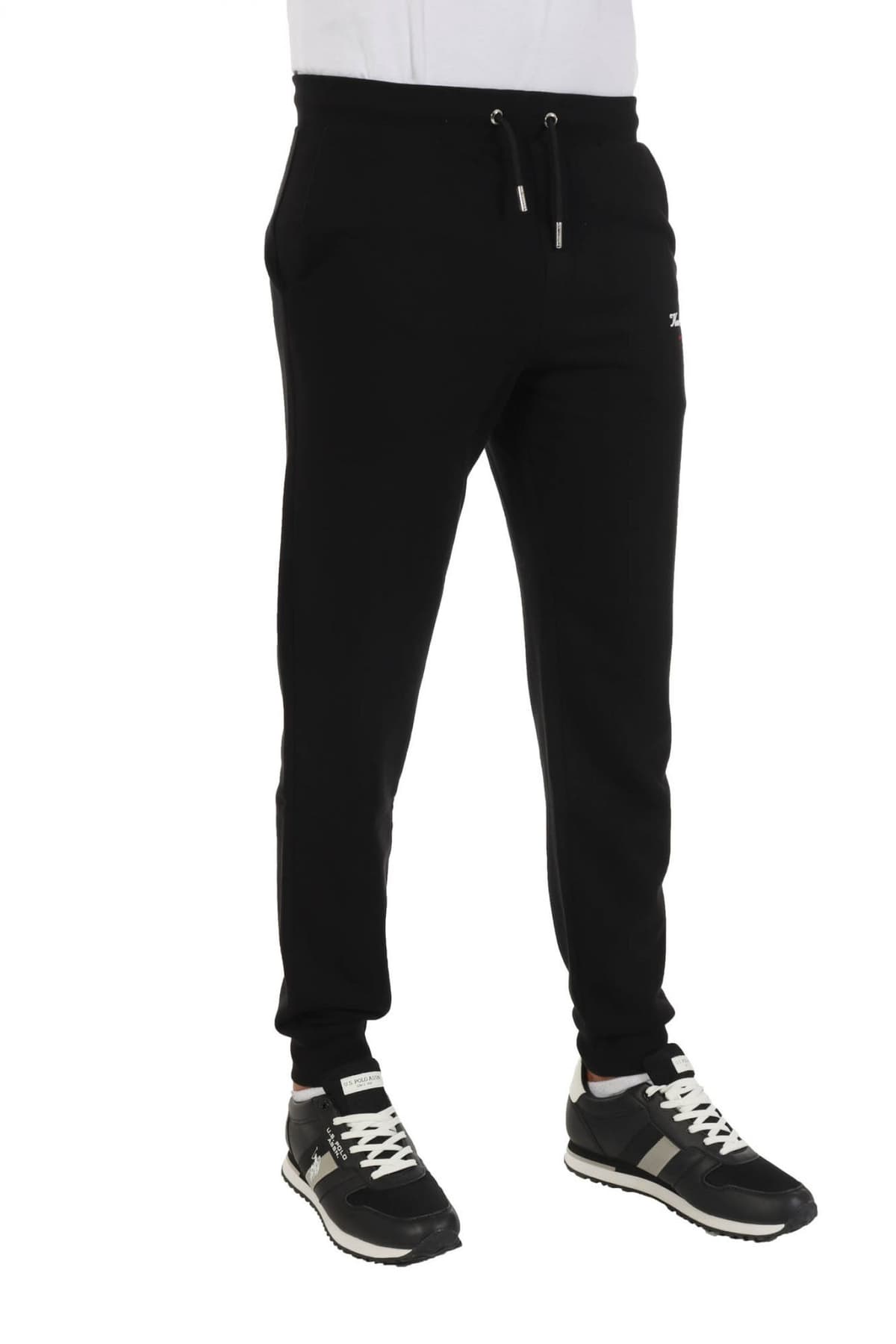 KARL LAGERFELD ΠΑΝΤΕΛΟΝΙ ΦΟΡΜΑ LOGO ΜΑΥΡΟ