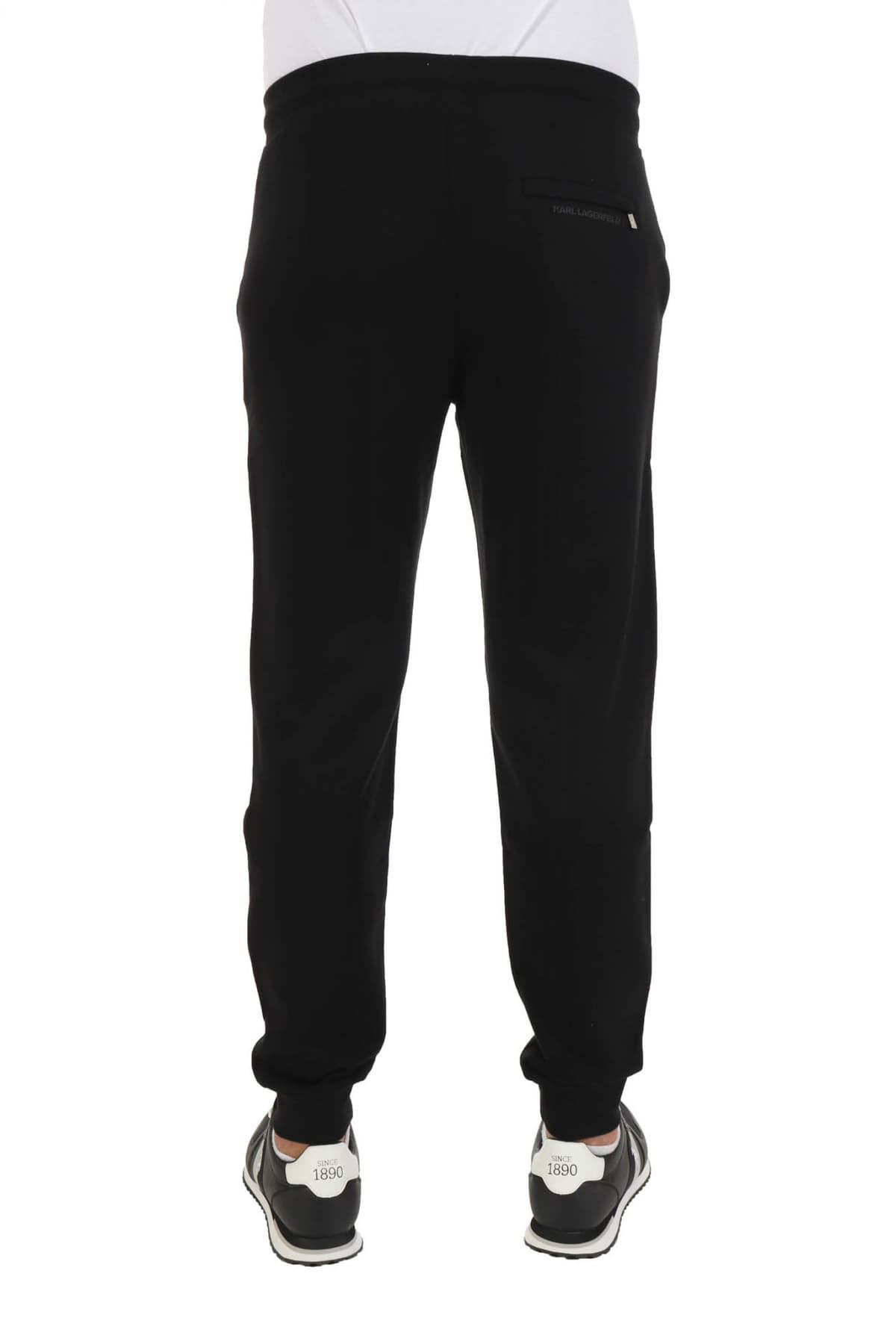 KARL LAGERFELD ΠΑΝΤΕΛΟΝΙ ΦΟΡΜΑ LOGO ΜΑΥΡΟ