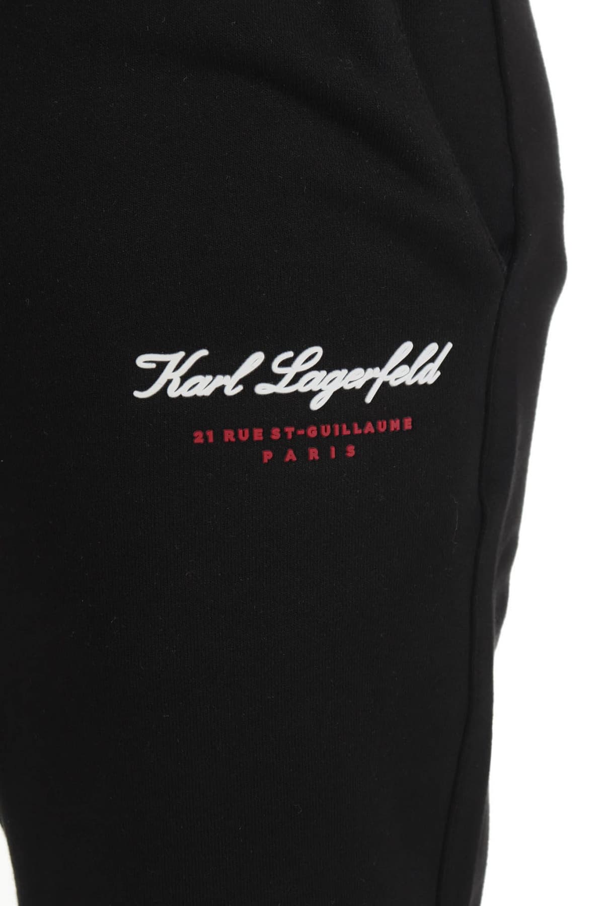 KARL LAGERFELD ΠΑΝΤΕΛΟΝΙ ΦΟΡΜΑ LOGO ΜΑΥΡΟ