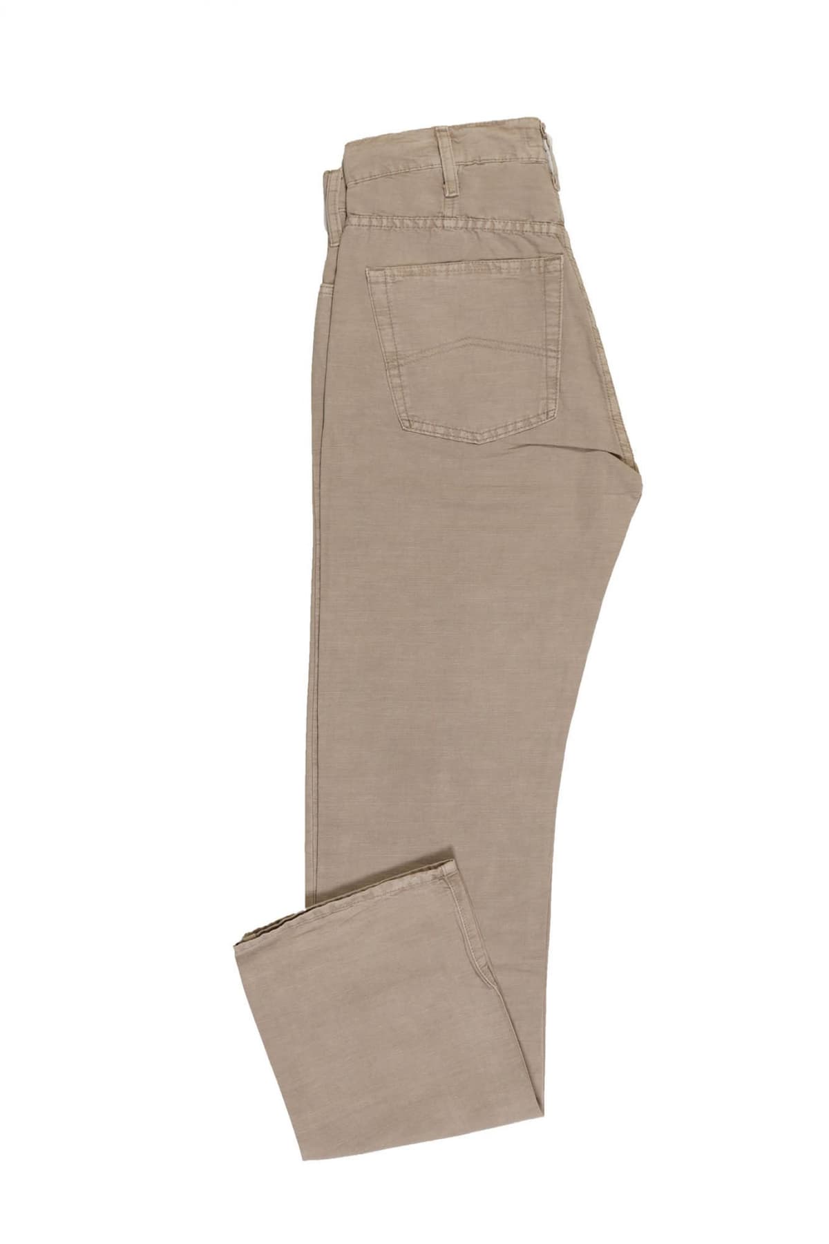 ARMANI JEANS ΠΑΝΤΕΛΟΝΙ J31 5ΤΣΕΠΟ LINEN INSIDE ΚΑΦΕ-ΓΚΡΙ