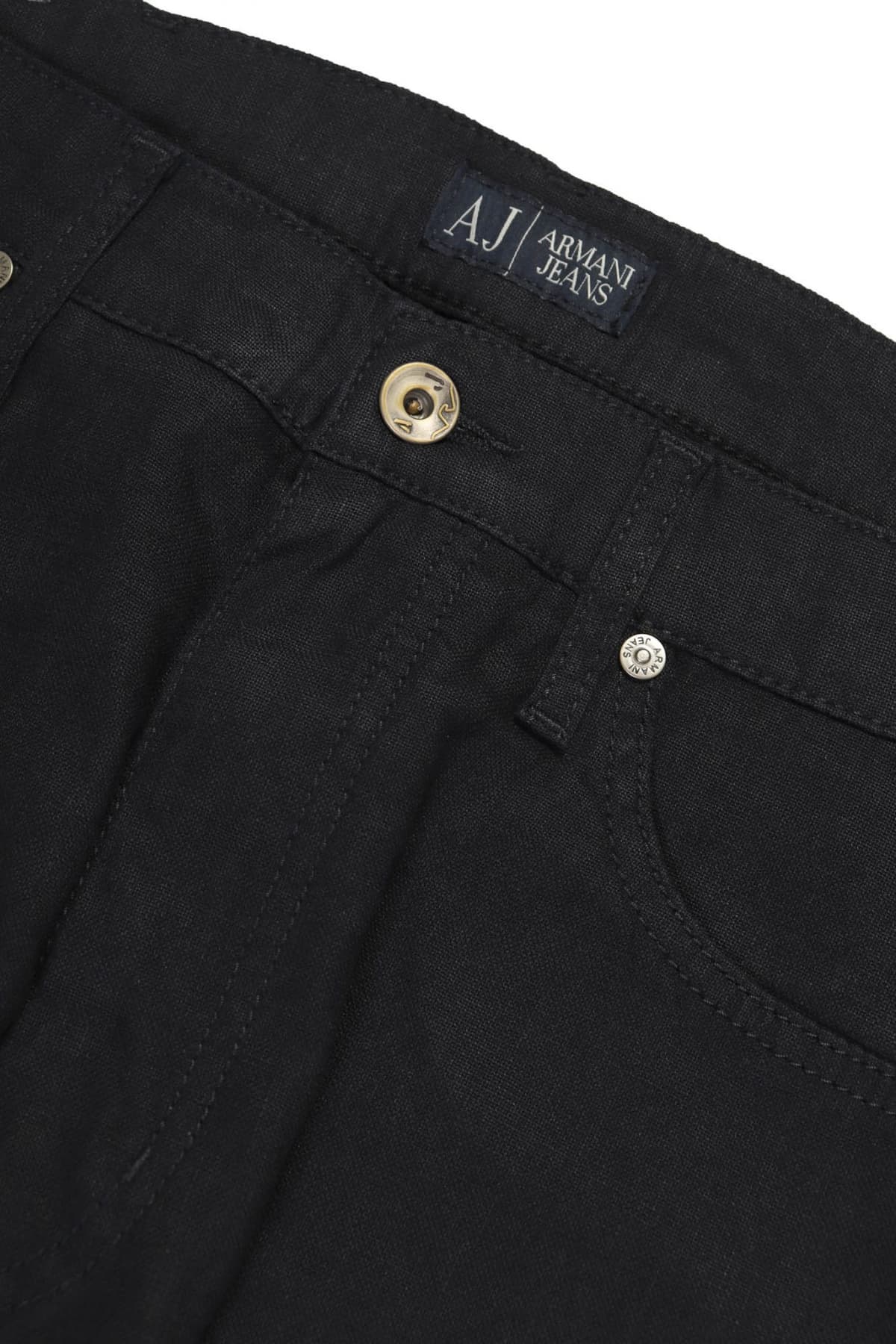 ARMANI JEANS ΠΑΝΤΕΛΟΝΙ COMFORT FIT ΛΙΝΟ NAVY ΜΠΛΕ