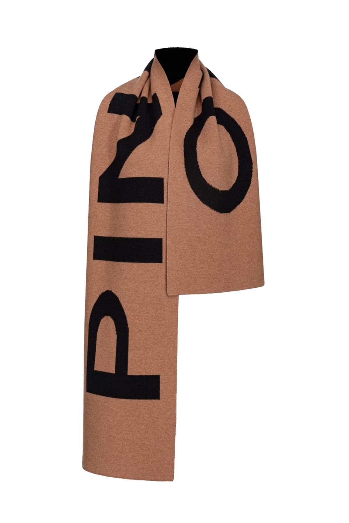 PINKO ΚΑΣΚΩΛ SOGLIOLA LOGO ΚΑΜΕΛ-ΜΑΥΡΟ