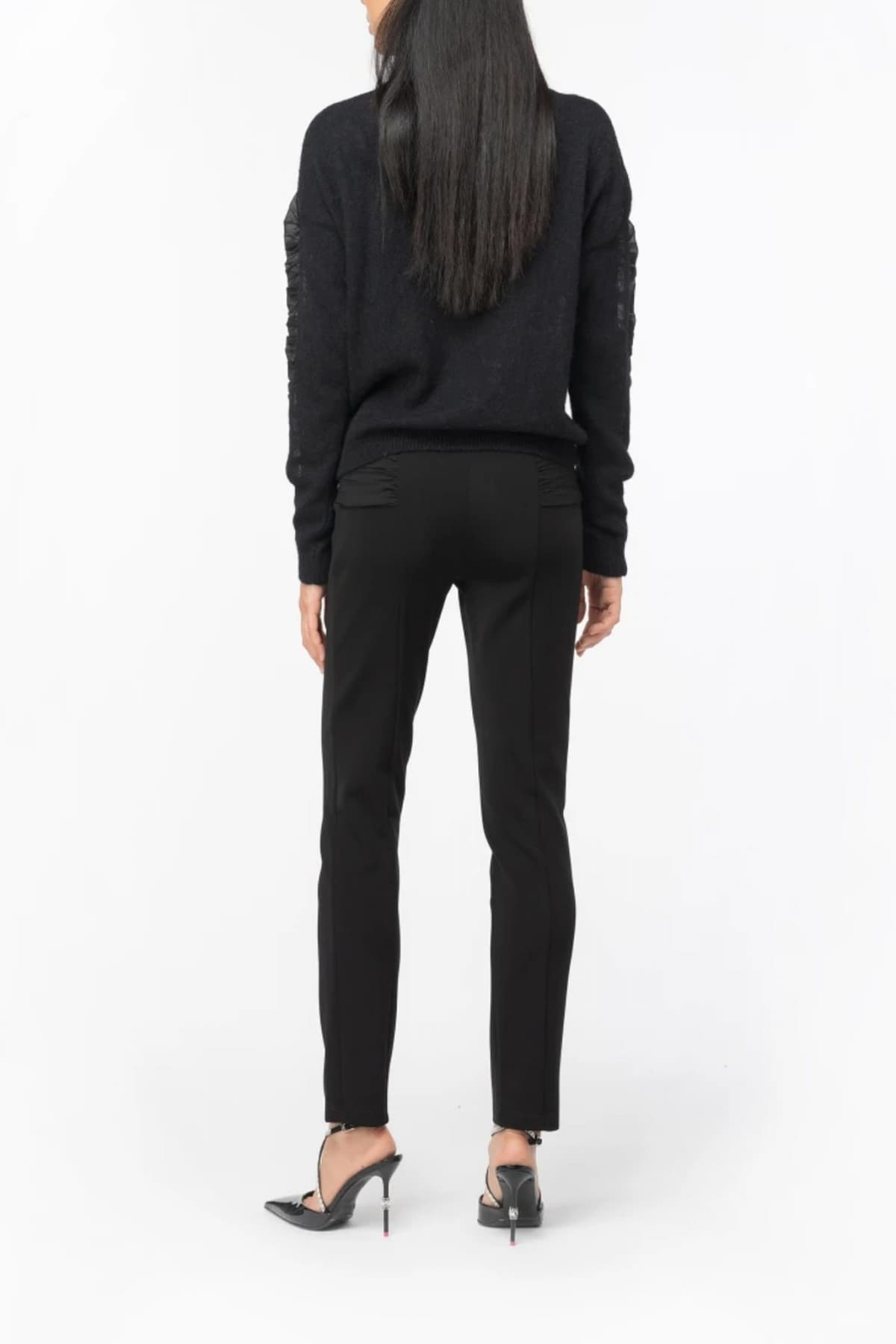 PINKO ΠΑΝΤΕΛΟΝΙ ΚΟΛΑΝ PISOLO ΣΟΥΡΑ ΜΕΣΗ ΜΑΥΡΟ