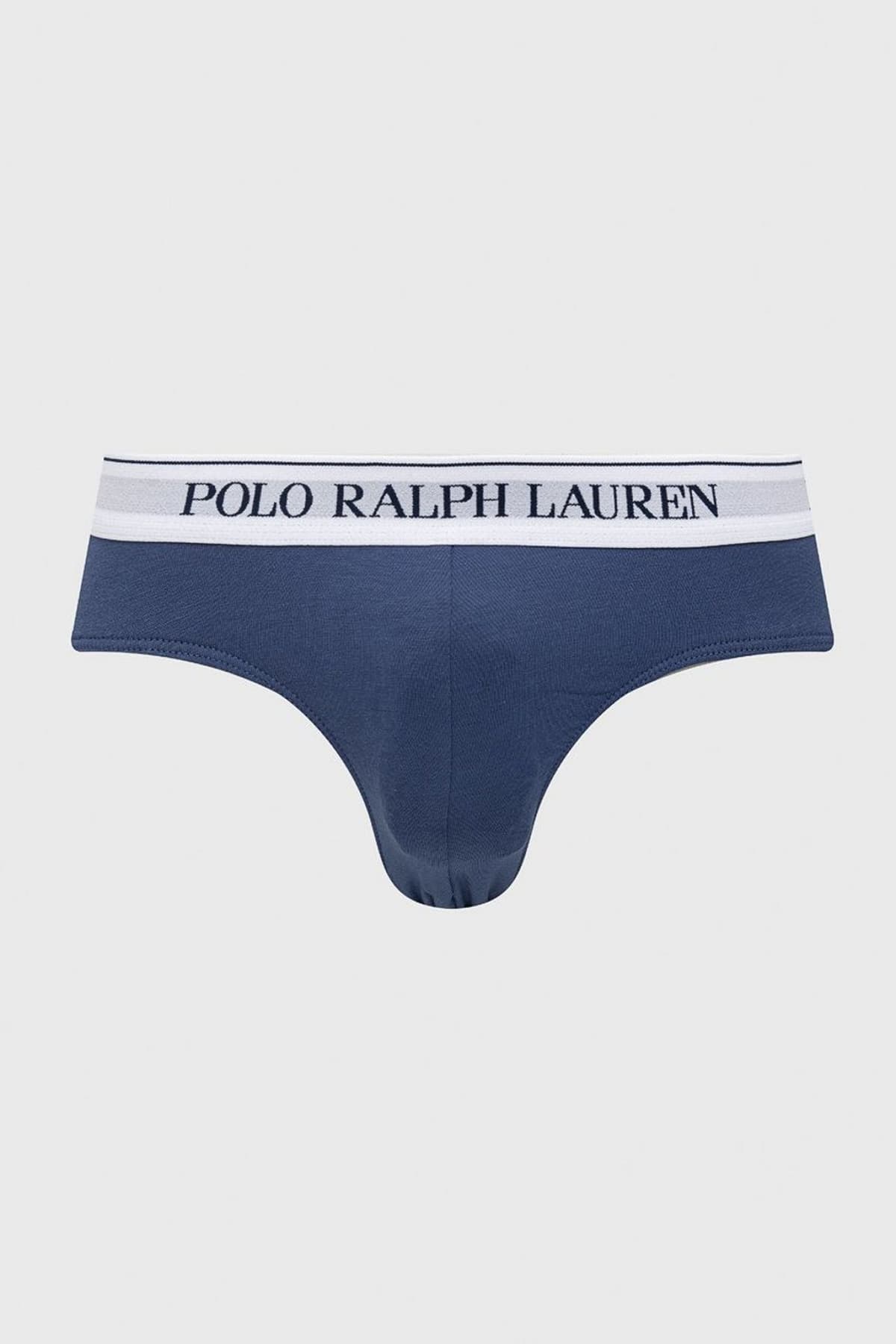 RALPH LAUREN UNDERWEAR ΕΣΩΡΟΥΧO ΣΕΤ 3-PACK BRIEFS ΜΠΛΕ-ΣΙΕΛ-ΡΑΦ ΜΠΛΕ