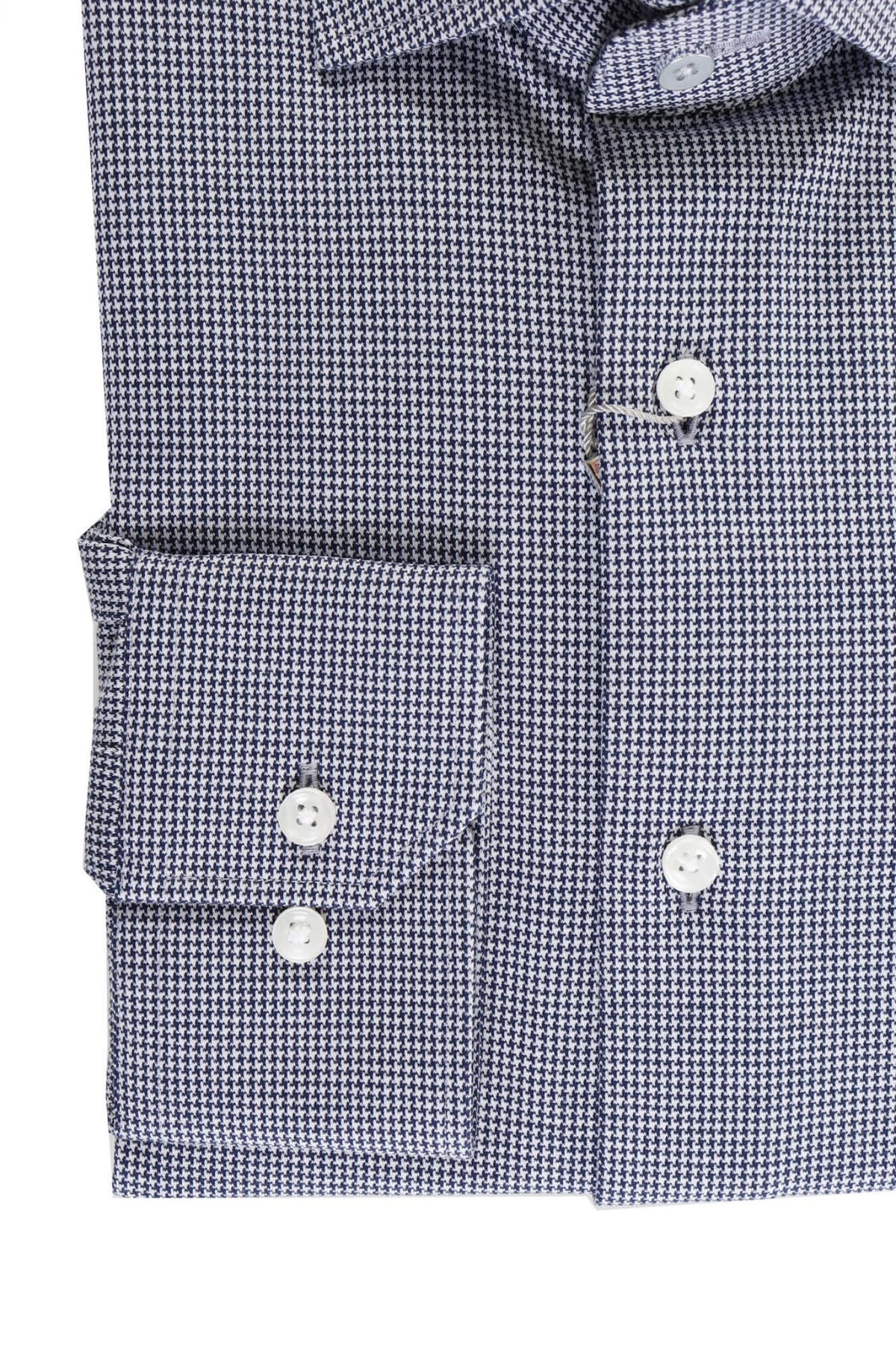 MICHAEL KORS ΠΟΥΚΑΜΙΣΟ ΜΙΚΡΟΣΧΕΔΙΟ SLIM FIT ΜΠΛΕ