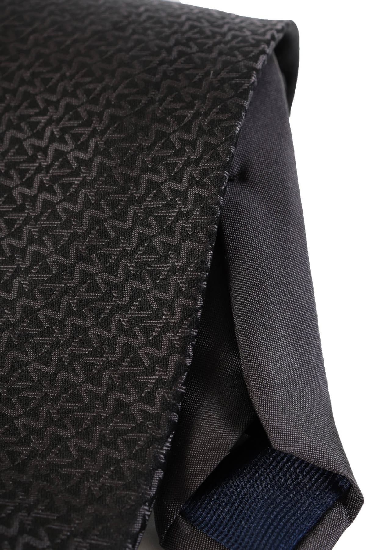 MICHAEL KORS ΓΡΑΒΑΤΑ ALL OVER PRINT LOGO ΑΝΘΡΑΚΙ