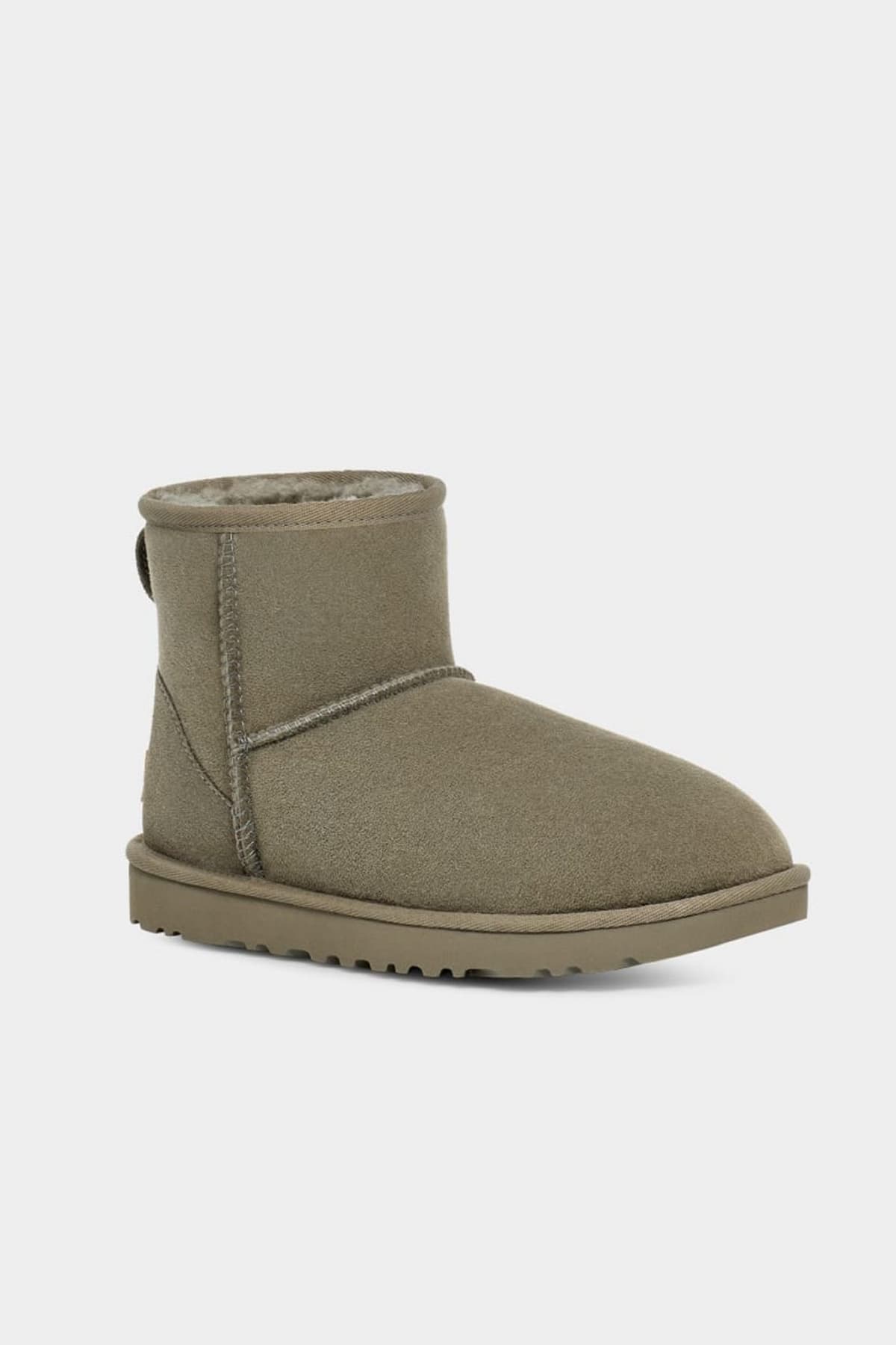 UGG ΠΑΠΟΥΤΣΙΑ ΜΠΟΤΑΚΙA CLASSIC MINI II LOGO ΠΡΑΣΙΝΟ ΣΚΟΥΡΟ