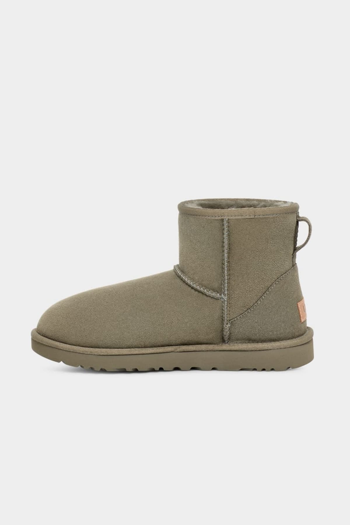 UGG ΠΑΠΟΥΤΣΙΑ ΜΠΟΤΑΚΙA CLASSIC MINI II LOGO ΠΡΑΣΙΝΟ ΣΚΟΥΡΟ