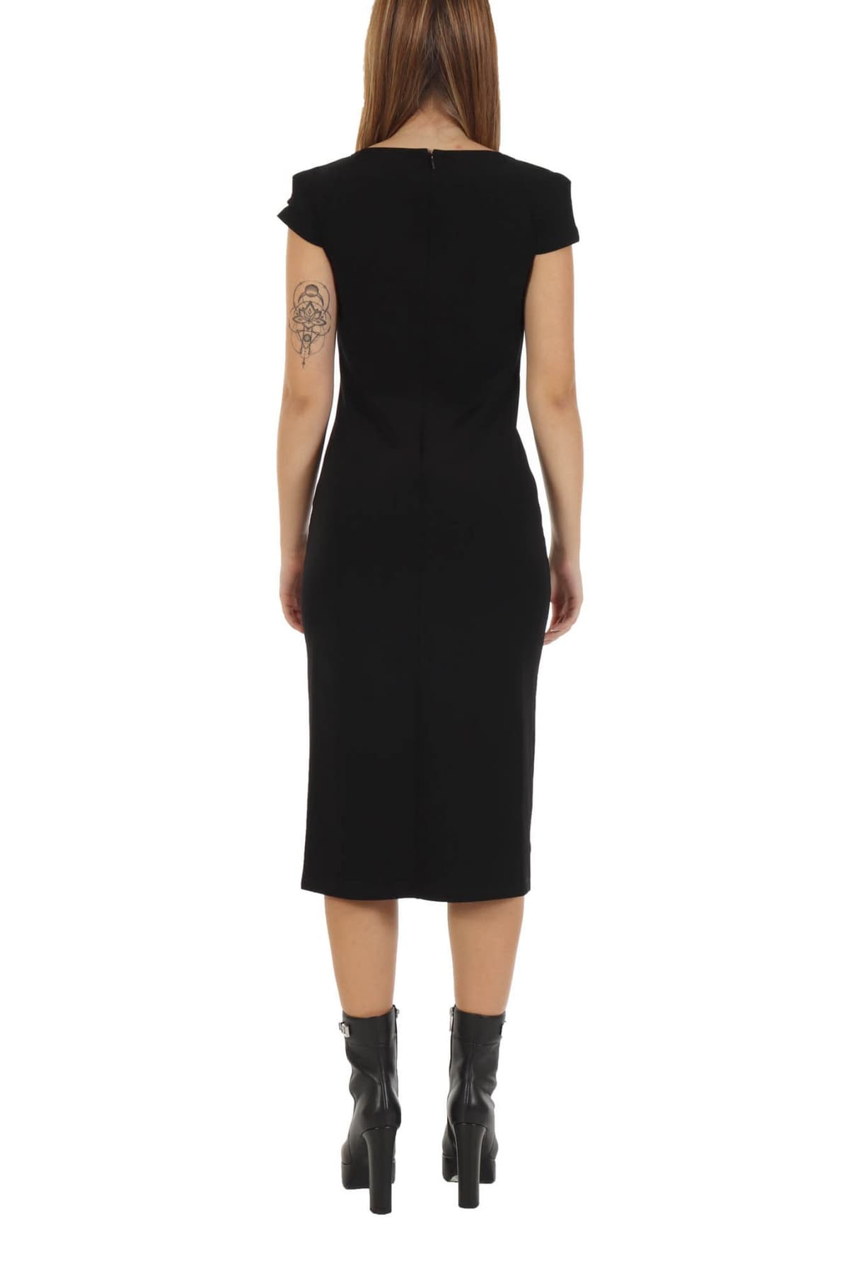 PINKO ΦΟΡΕΜΑ MIDI ASTRID ΜΑΥΡΟ