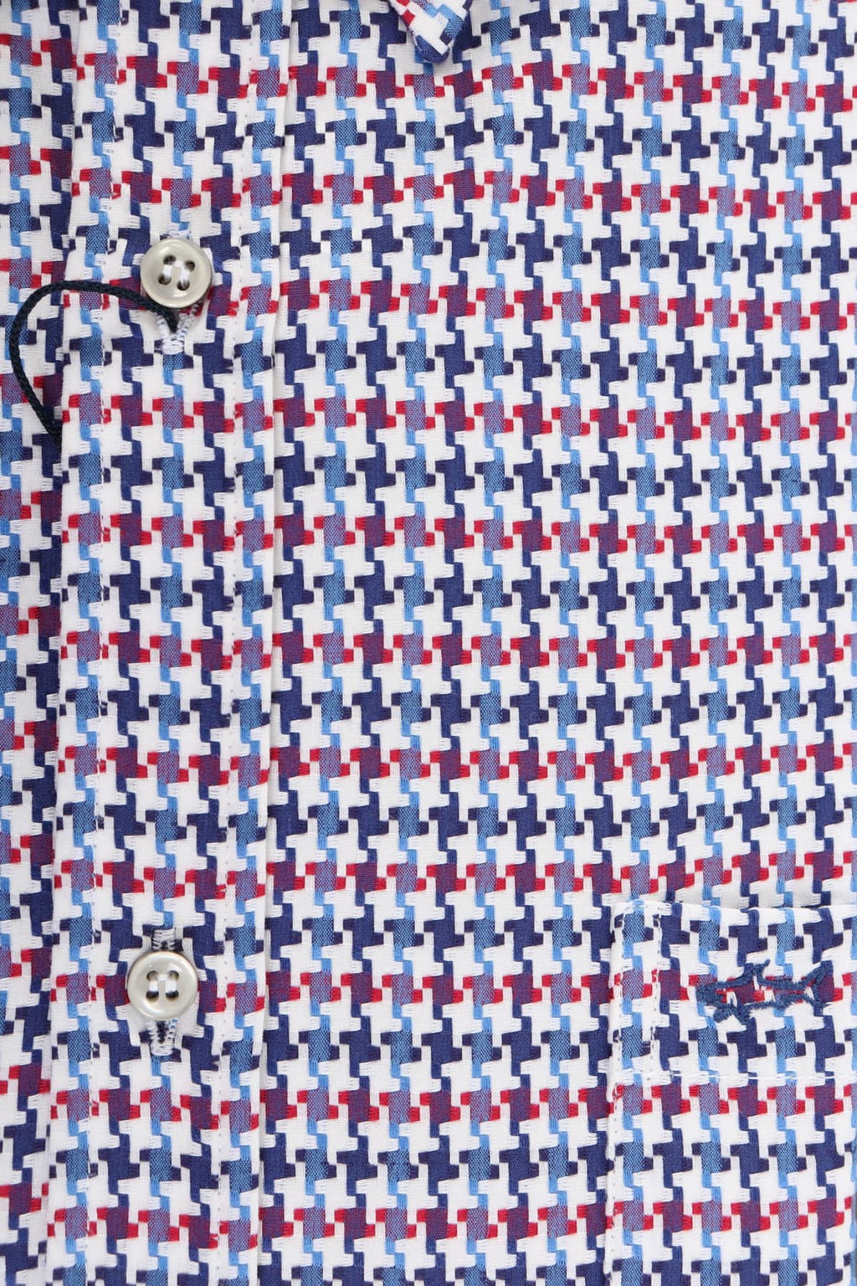 PAUL&SHARK ΠΟΥΚΑΜΙΣΟ BUTTON DOWN JFIT ΜΙΚΡΟΣΧΕΔΙΟ MΠΛΕ