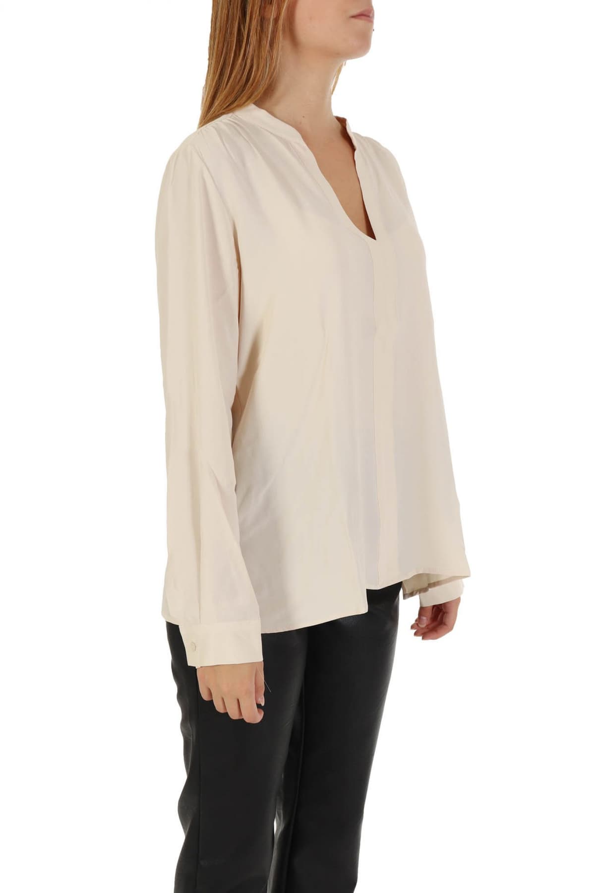 MARELLA EMME ΠΟΥΚΑΜΙΣΑ BESSY V-NECK ΜΑΟ ΓΙΑΚΑΣ ΕΚΡΟΥ