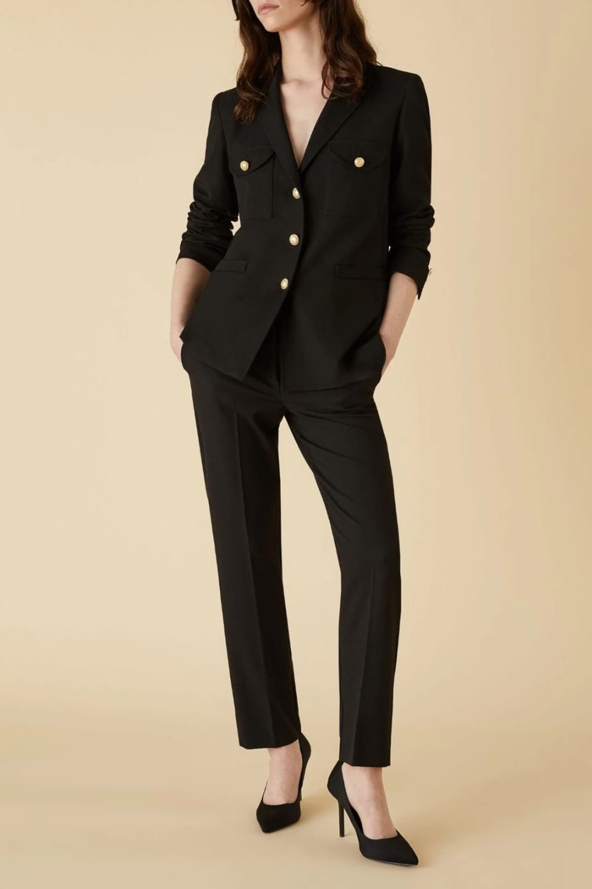 MARELLA EMME ΠΑΝΤΕΛΟΝΙ DRY1 CHINO ΜΑΥΡΟ