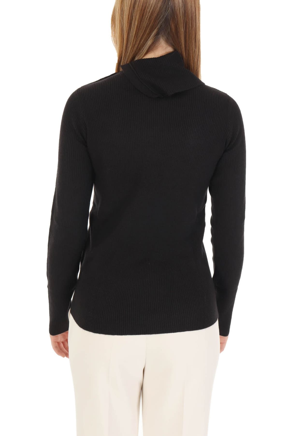 MARELLA EMME ΠΛΕΚΤΟ RAMA ΡΙΜΠ ΖΙΒΑΓΚΟ ΚΟΥΜΠΙΑ ΠΕΡΛΕΣ ΩΜΟΣ ΜΑΥΡΟ